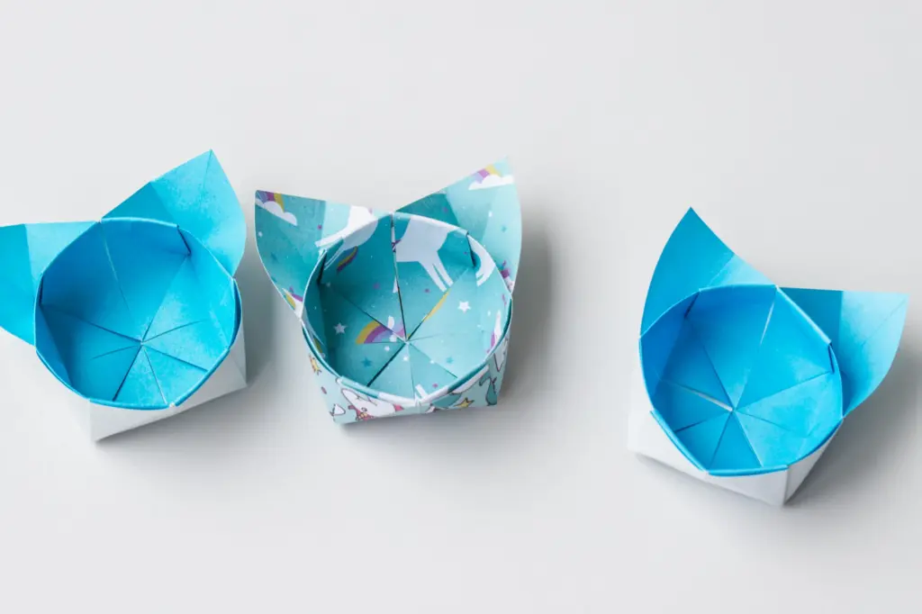 origami cat box | origamiok.com