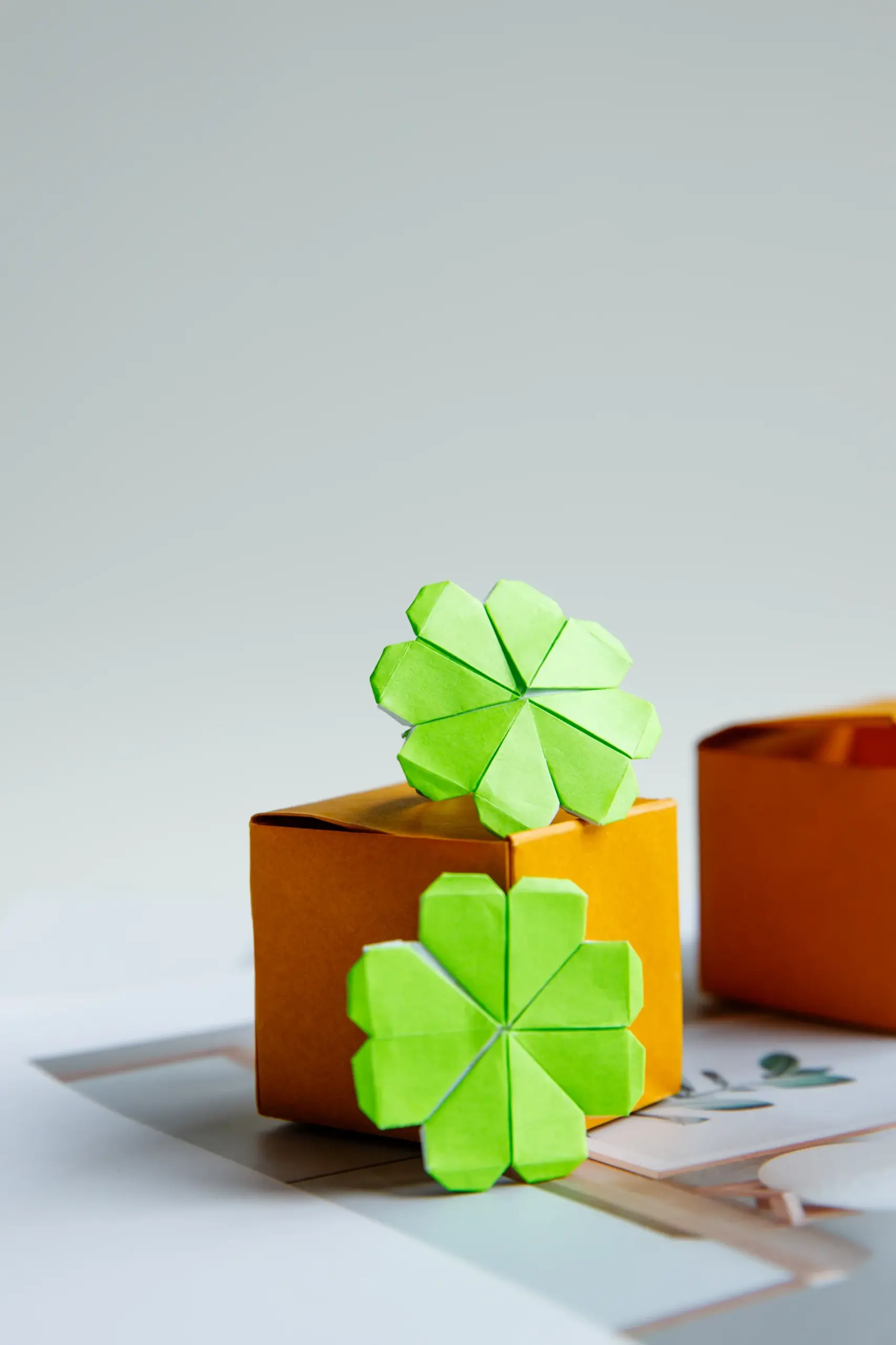 How to Make Origami Combined Four Leaf Clover | OrigamiOk