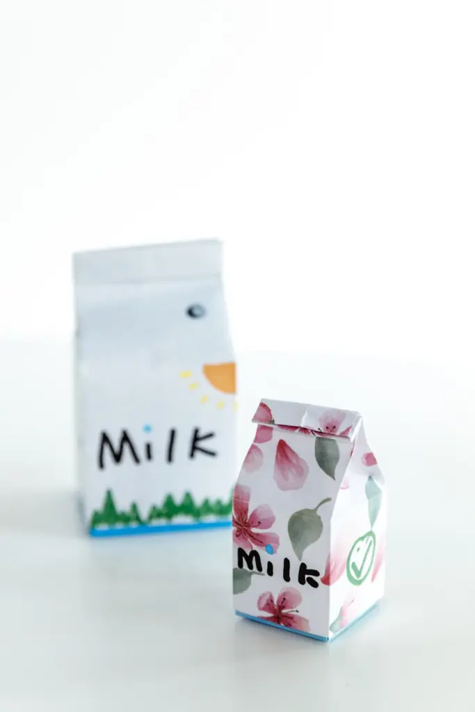 origami milk box | origamiok.com