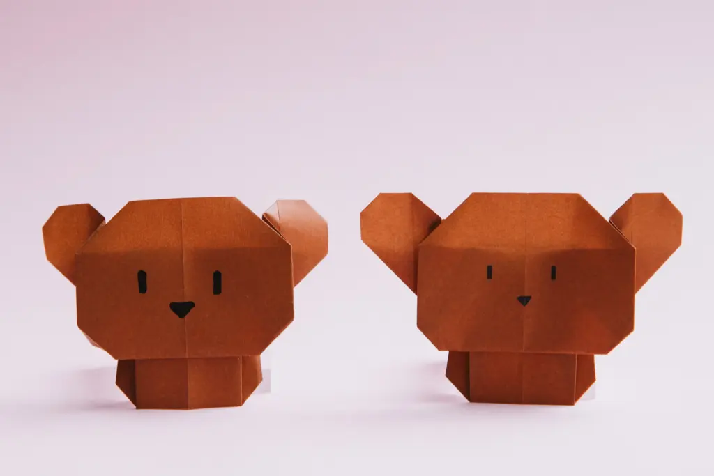 origami bear | origamiok