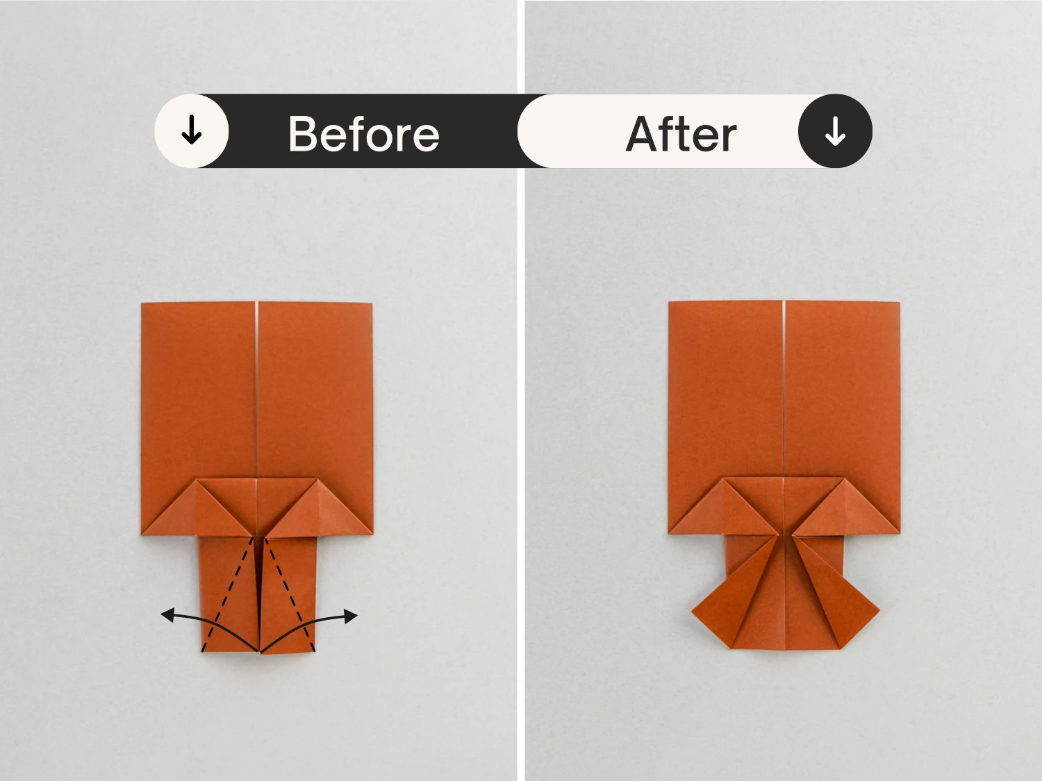 origami bear | origamiok.com