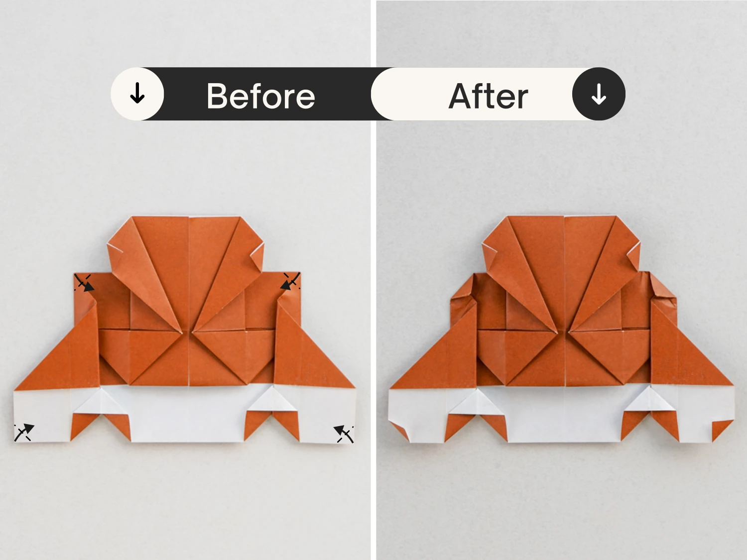 origami bear | origamiok.com