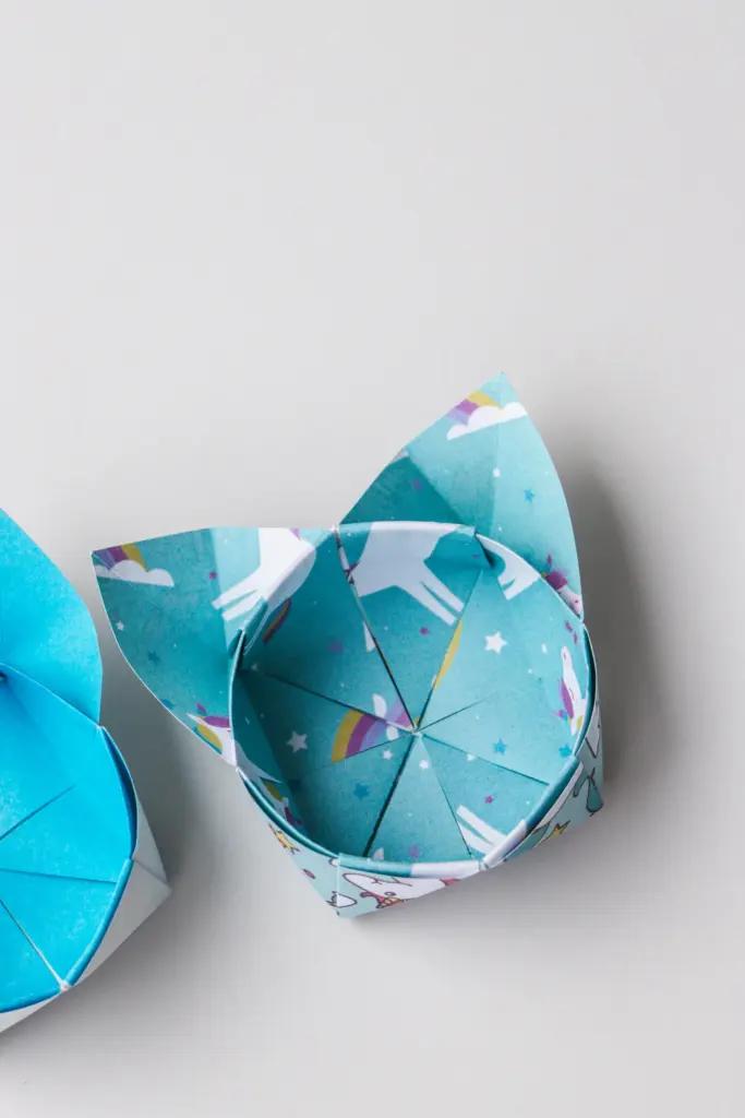 origami cat box | origamiok.com