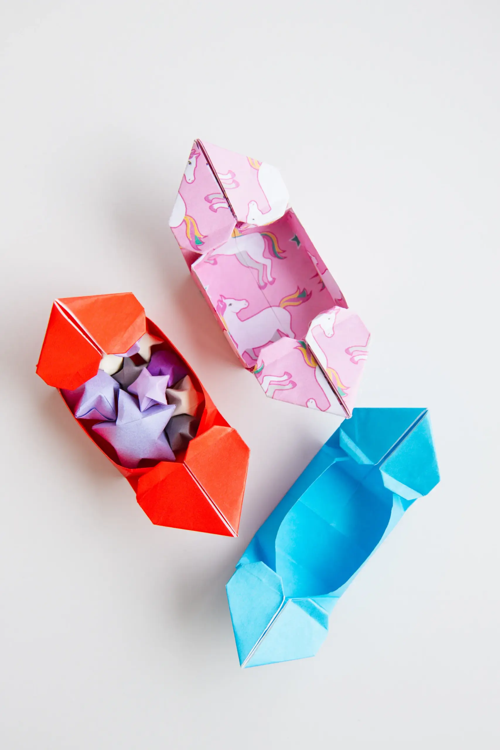 origami heart boat box | origamiok.com
