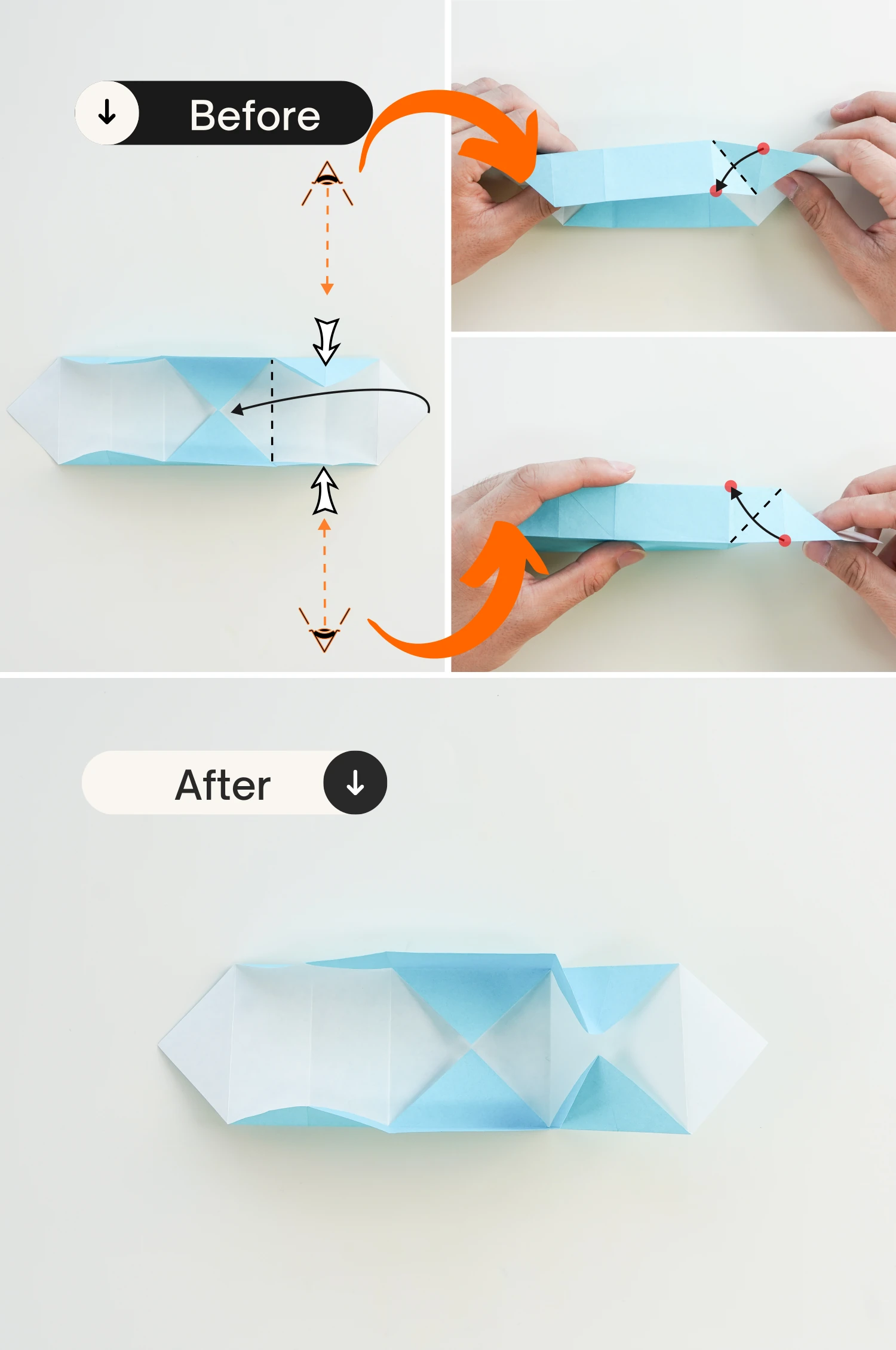 origami box with lid | origamiok.com