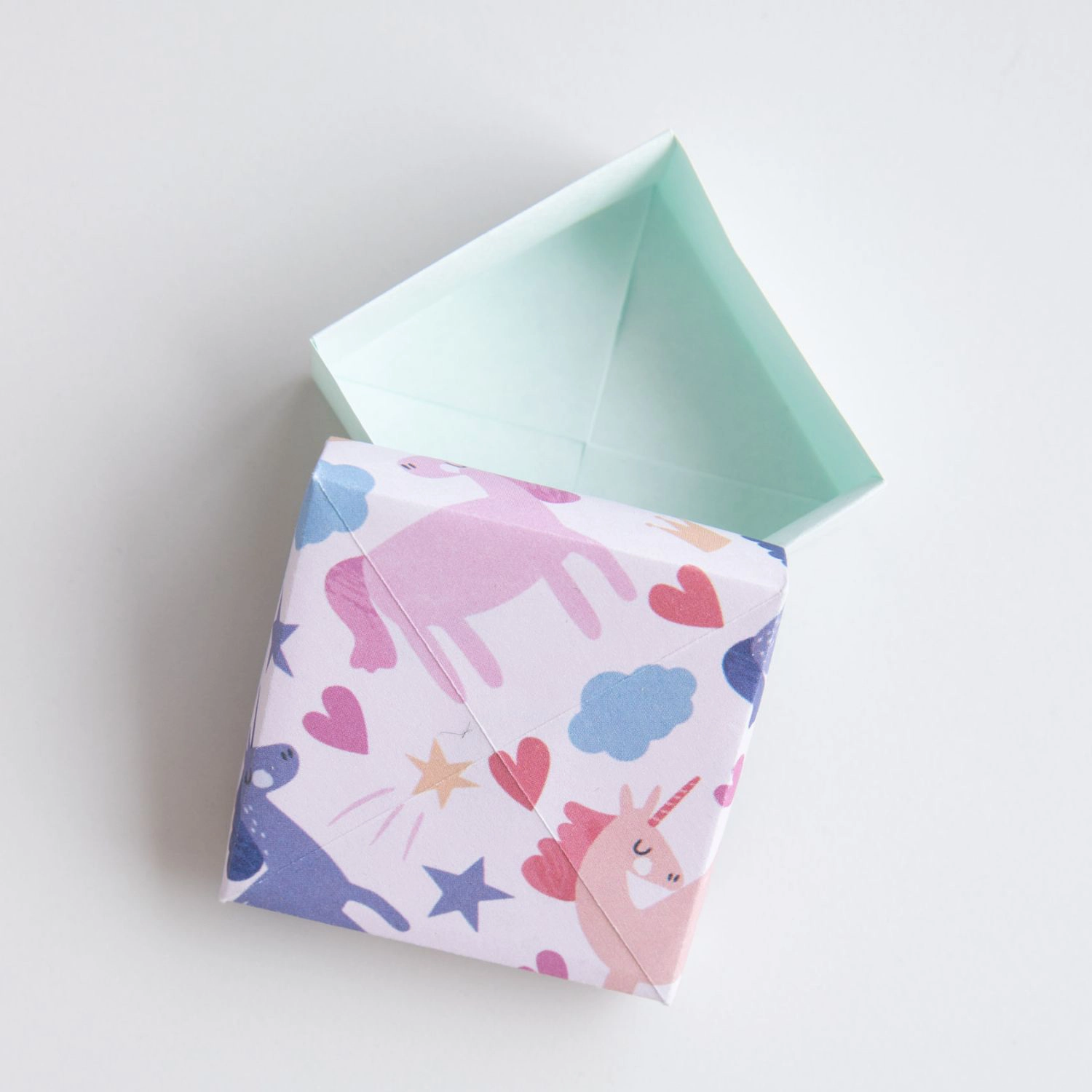 origami box with lid | origamiok.com