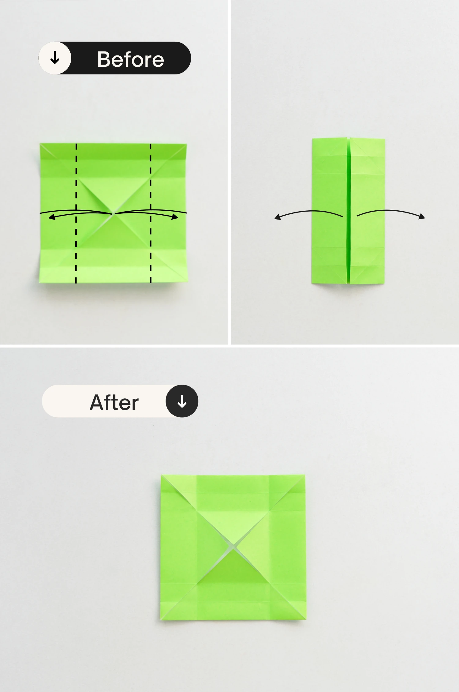 origami box with lid | origamiok.com