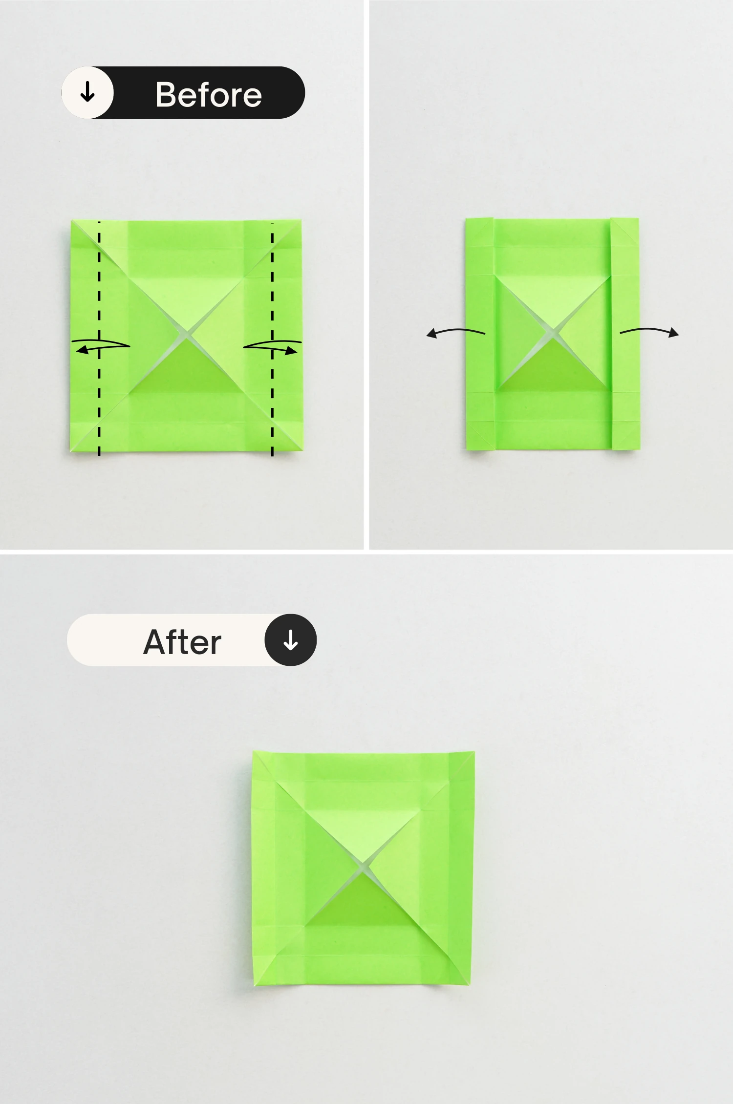 origami box with lid | origamiok.com