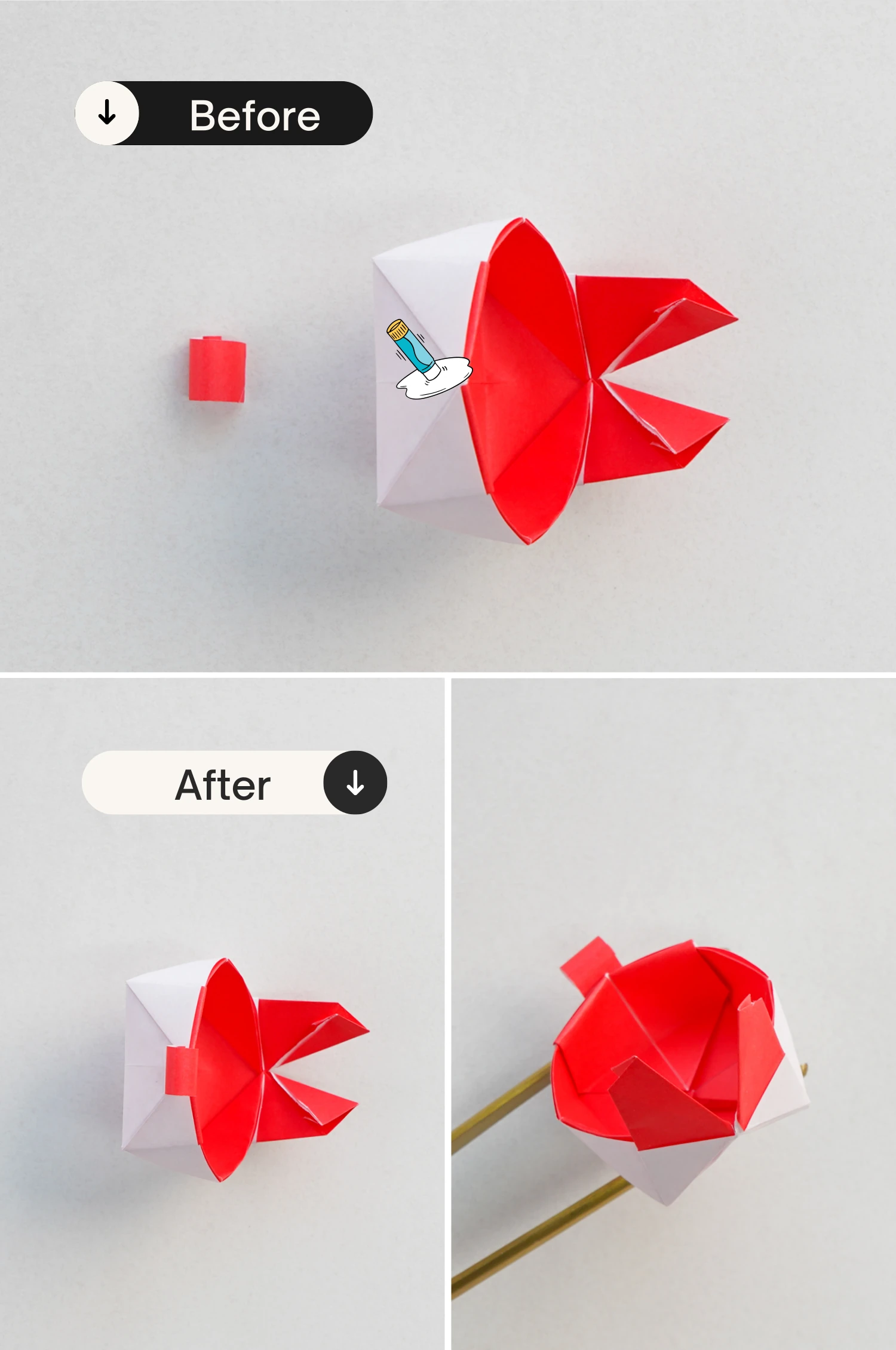 origami bunny box | origamiok.com