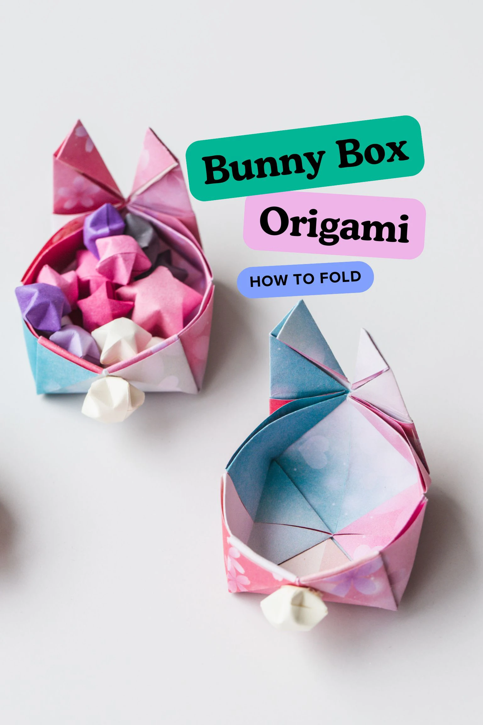 origami bunny box | origamiok