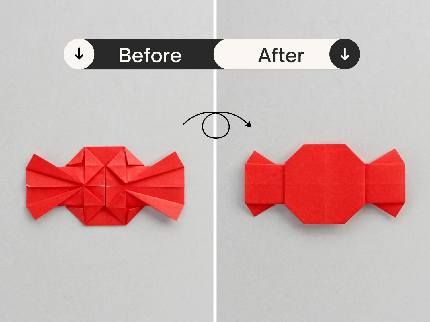 origami candy | origamiok.com