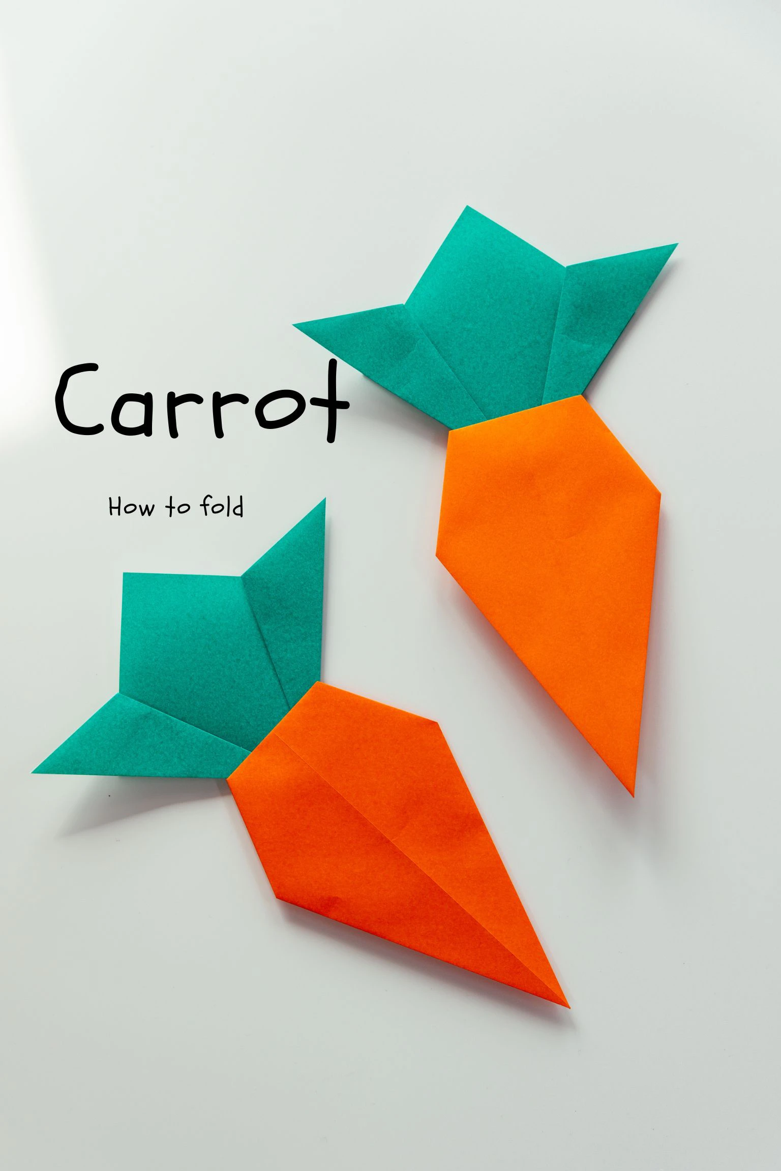 origami carrot | origamiok