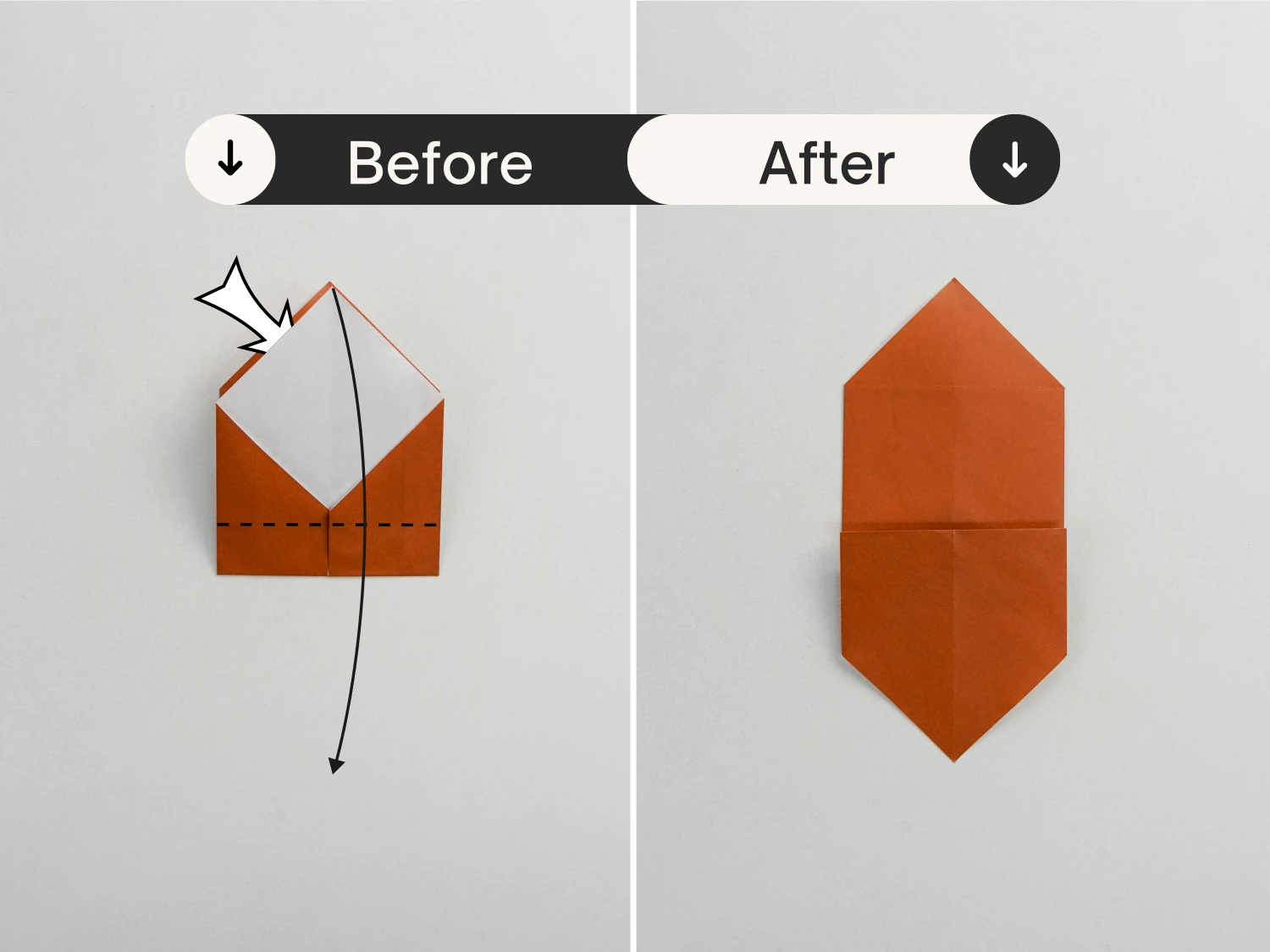 origami cat| origamiok.com