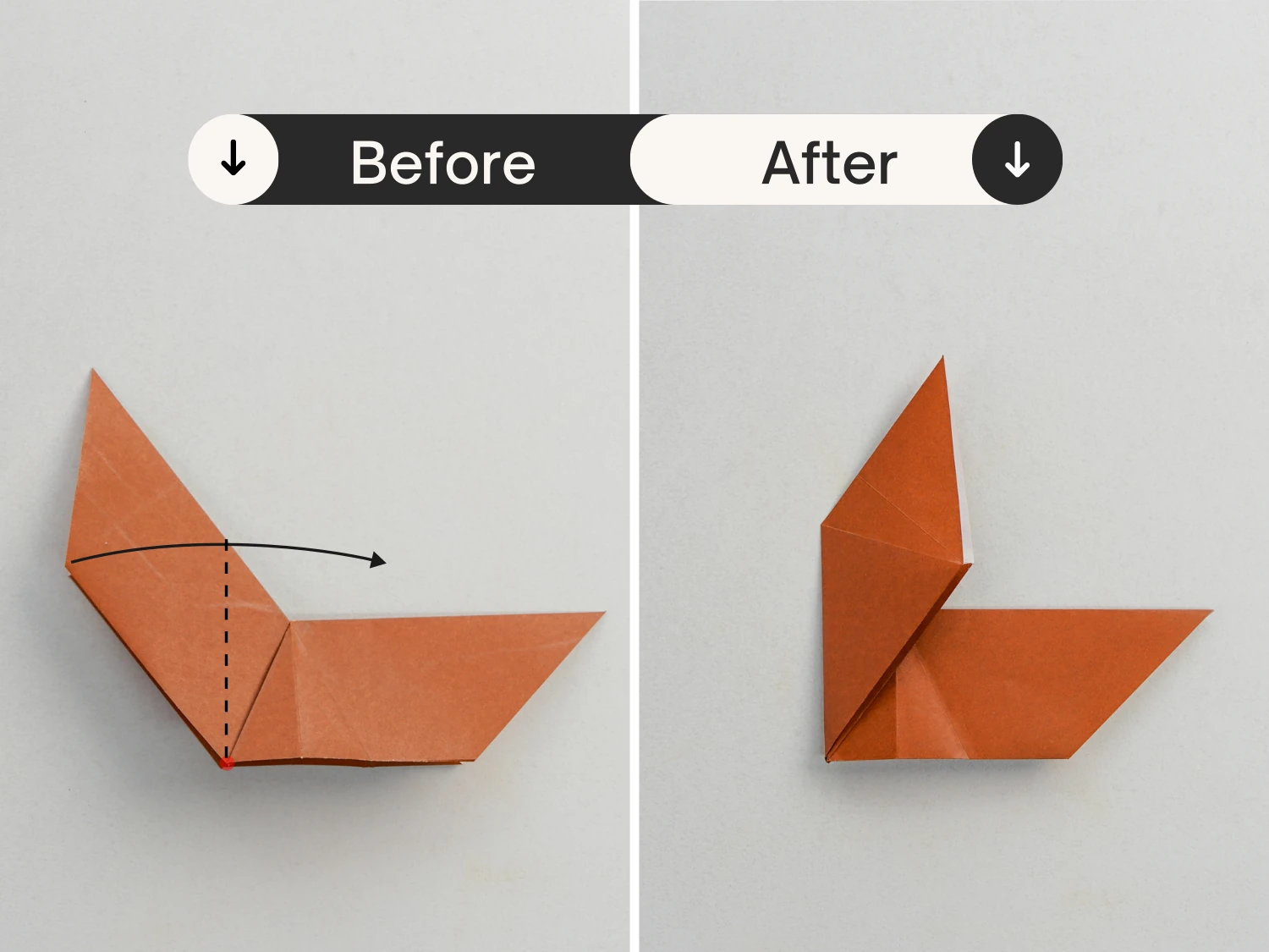 origami cat| origamiok.com