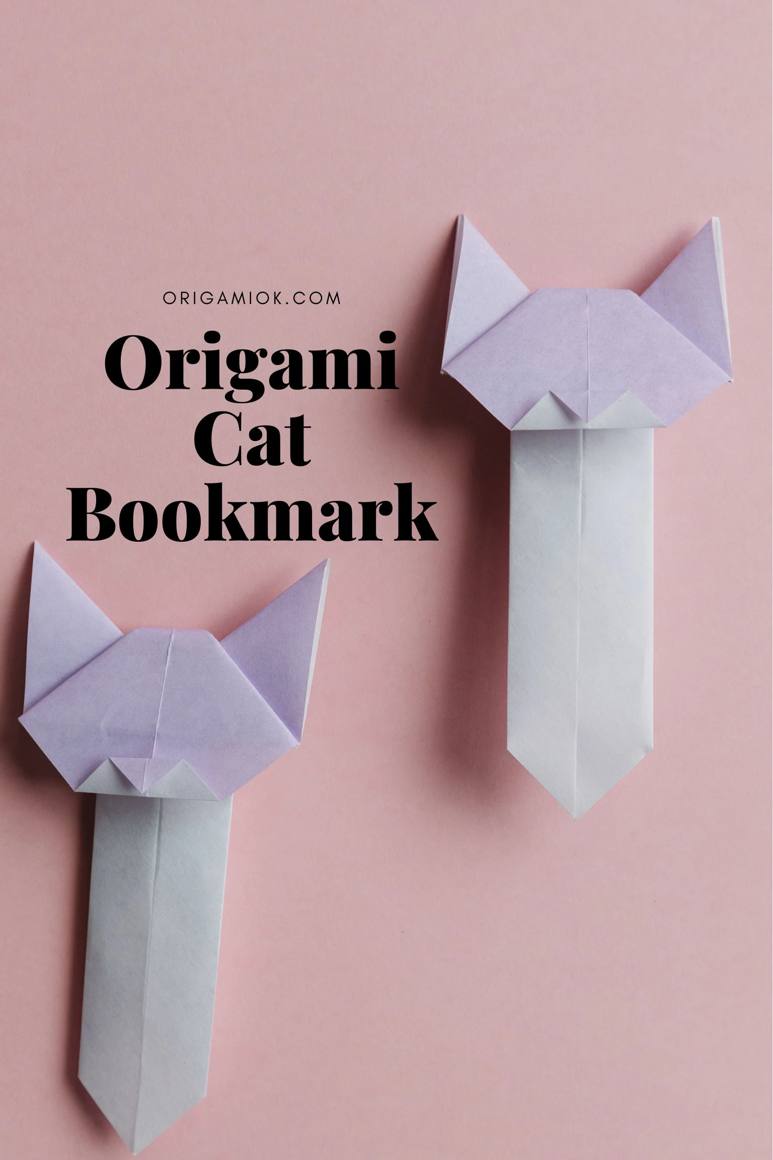 origami cat bookmark | origamiok