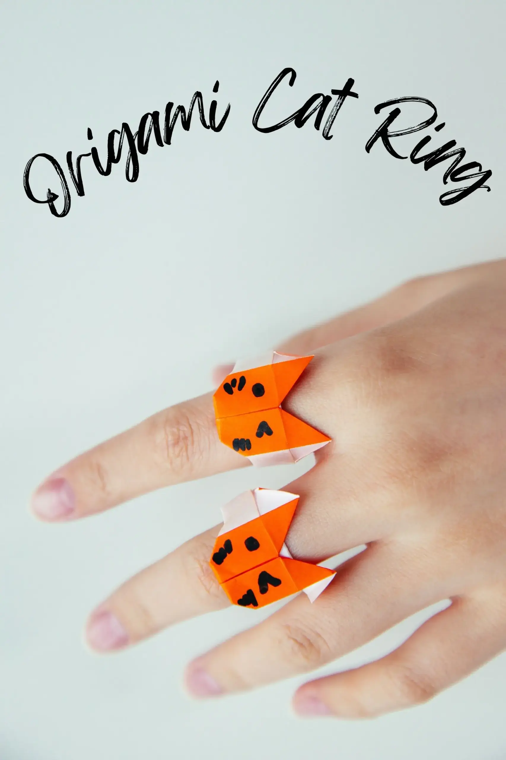 origami cat ring | OrigamiOk