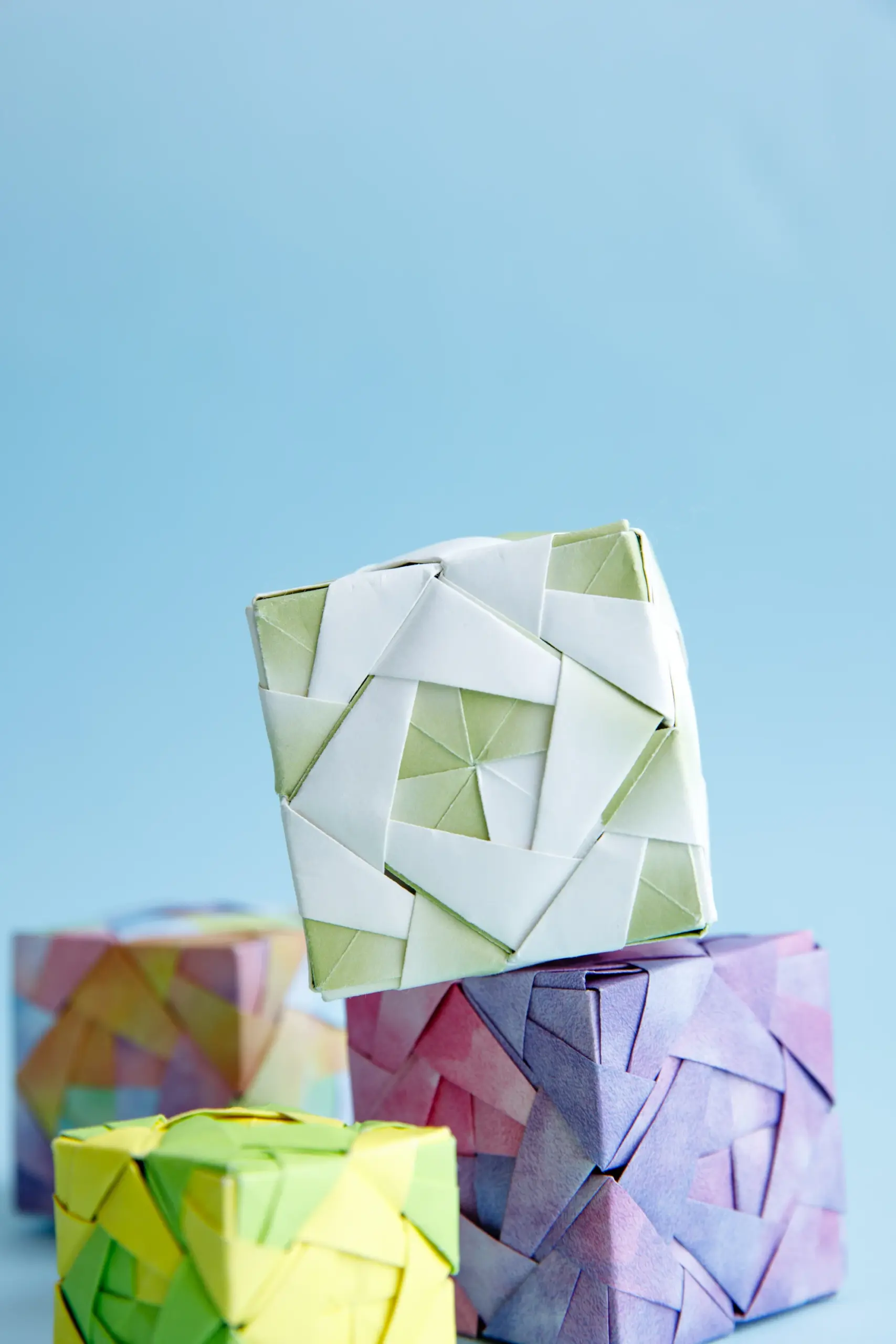 origami combined cube | origamiok.com