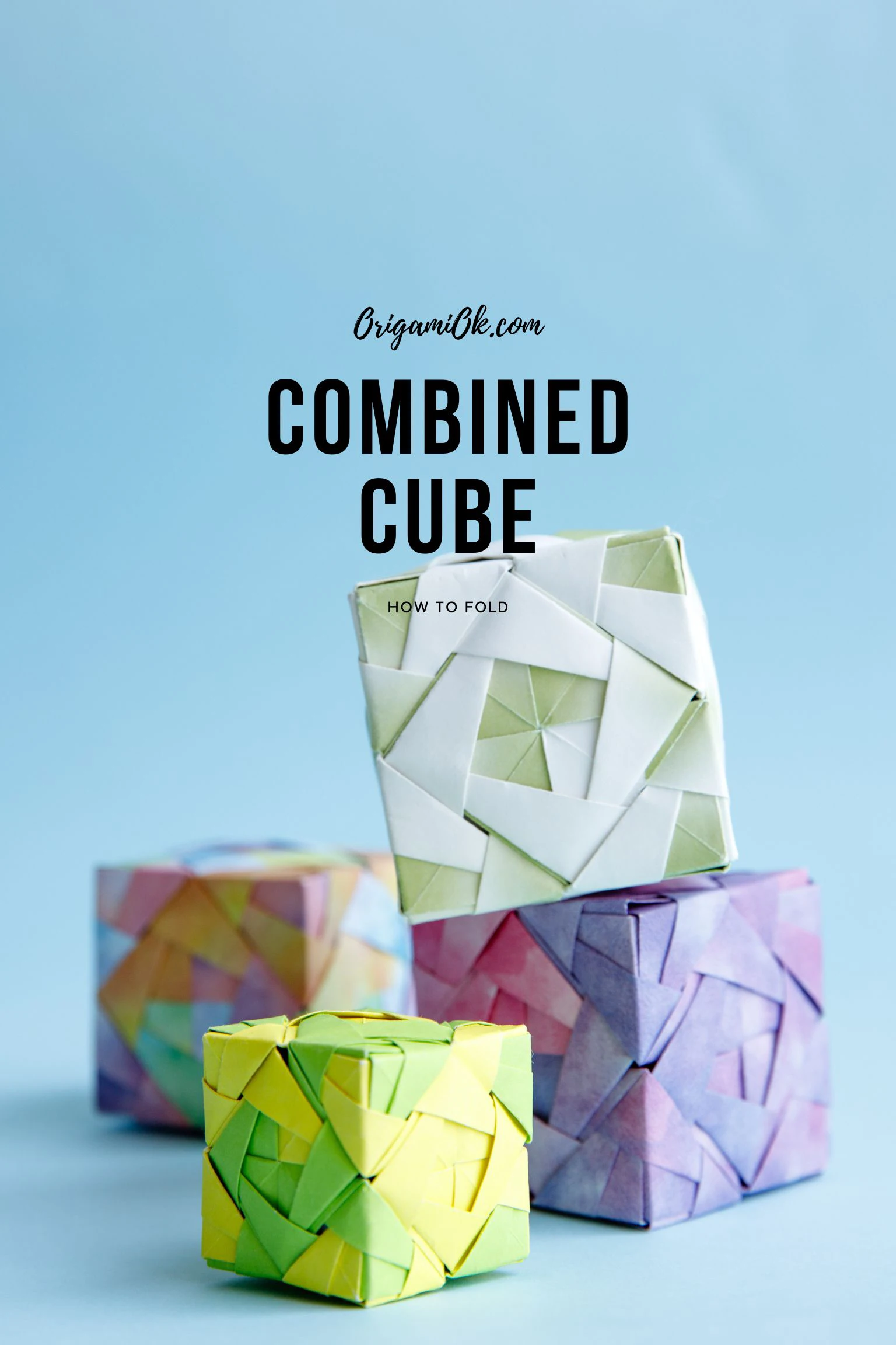 origami combined cube | origamiok.com