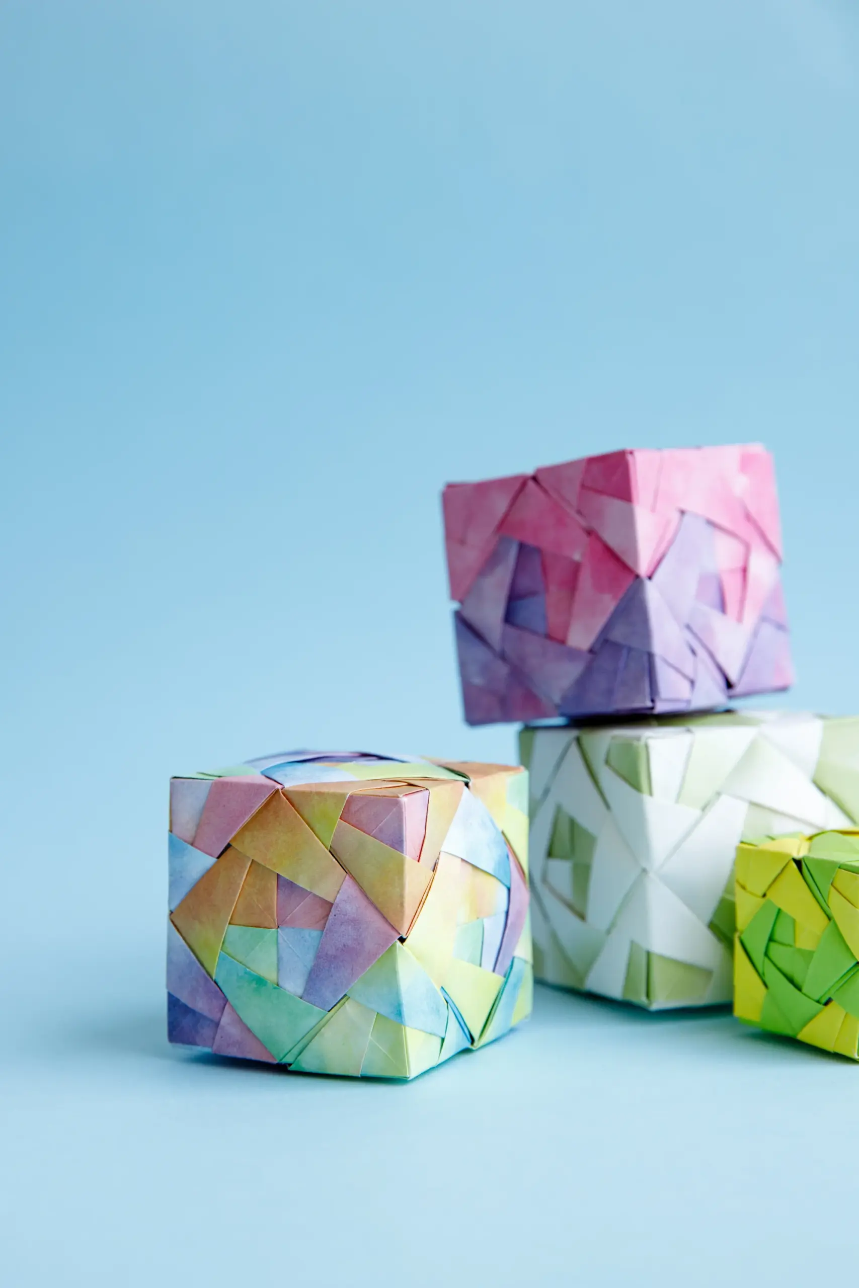 origami combined cube | origamiok.com