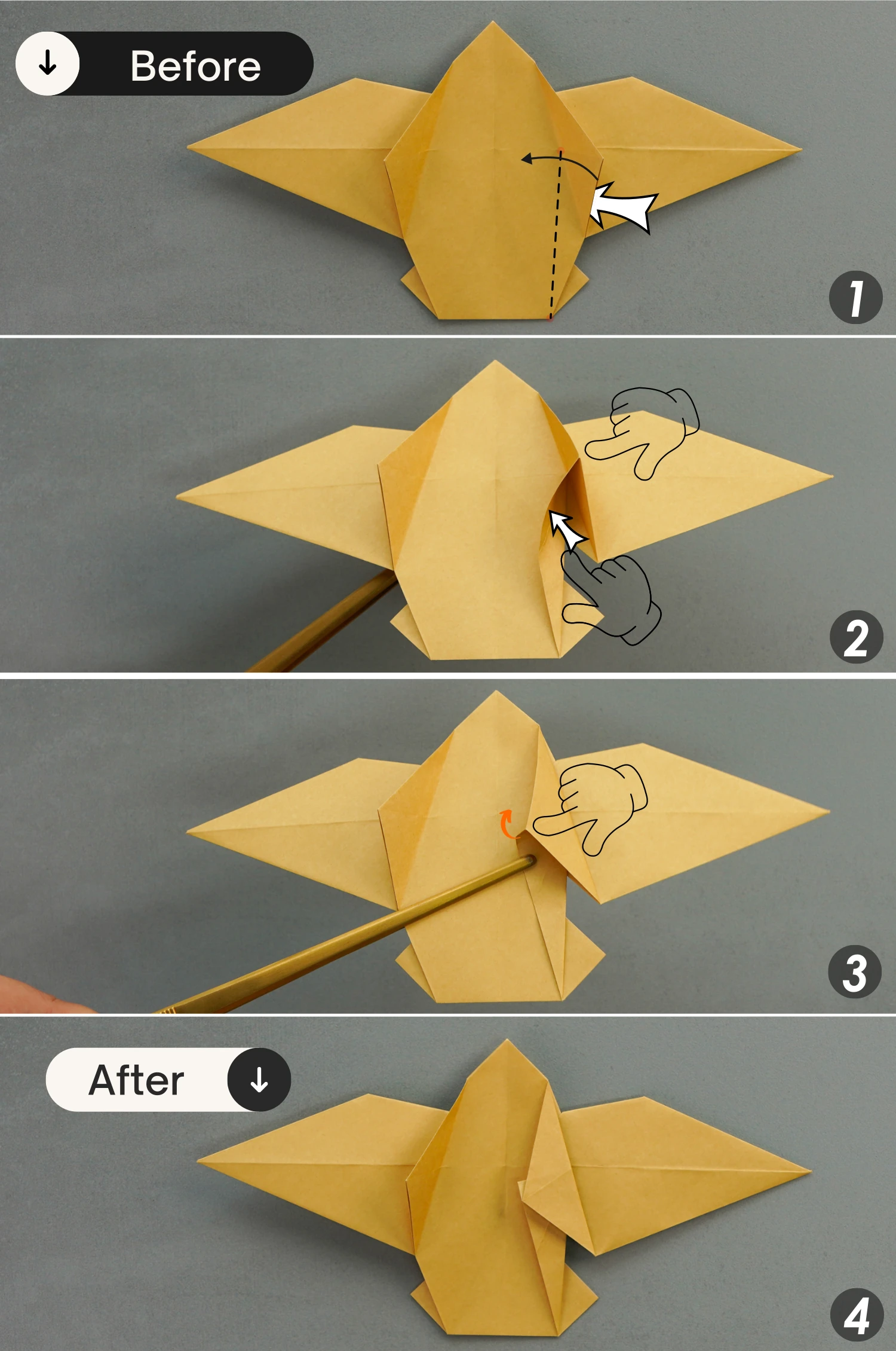 origami eagle | Origami Ok