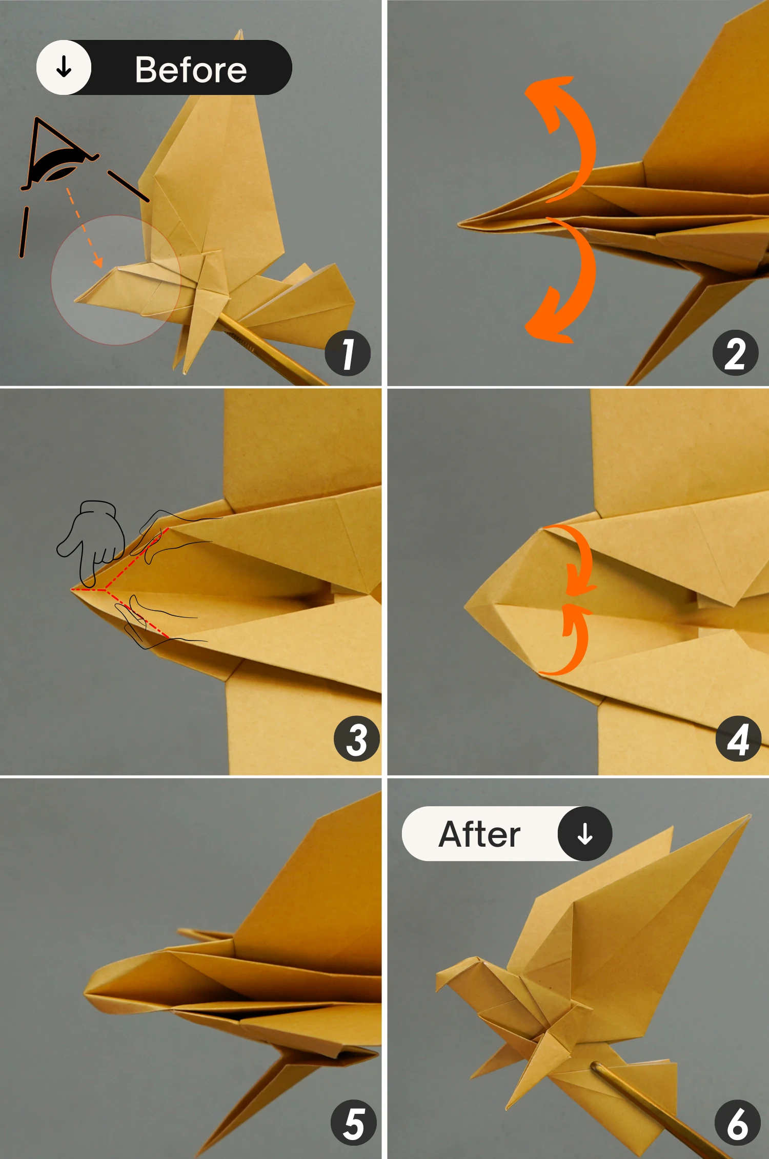 origami eagle | Origami Ok