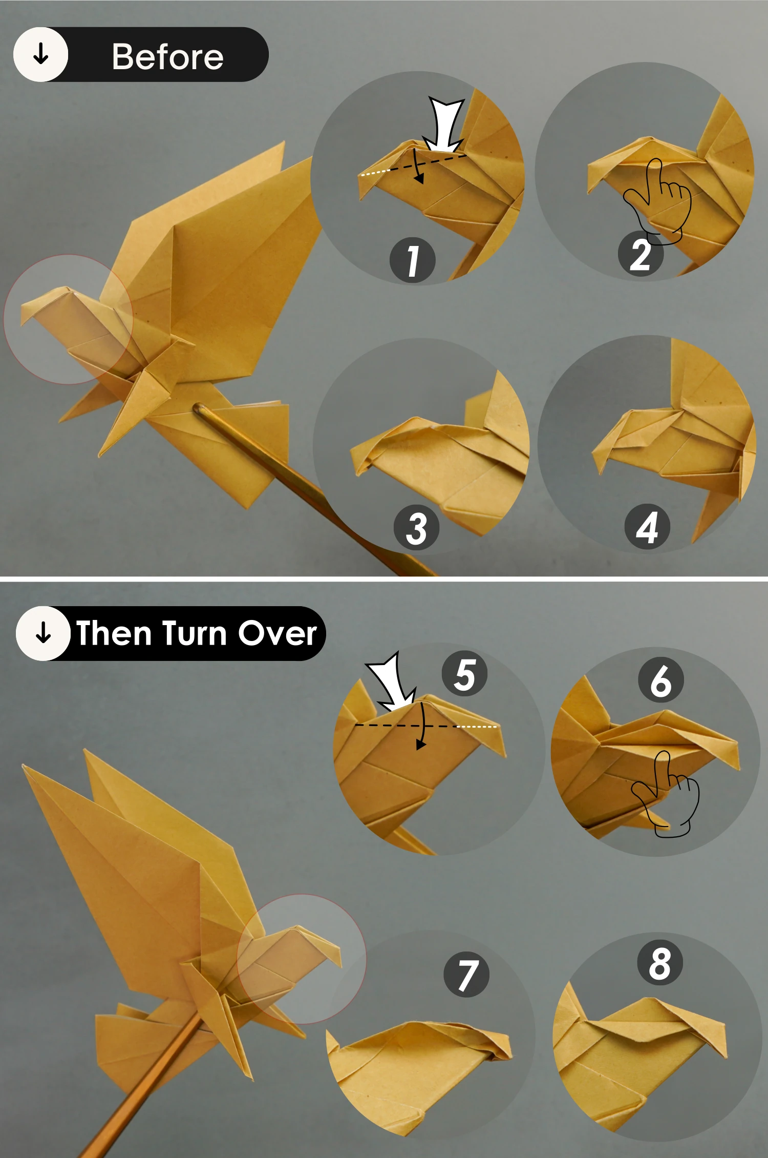 origami eagle | Origami Ok