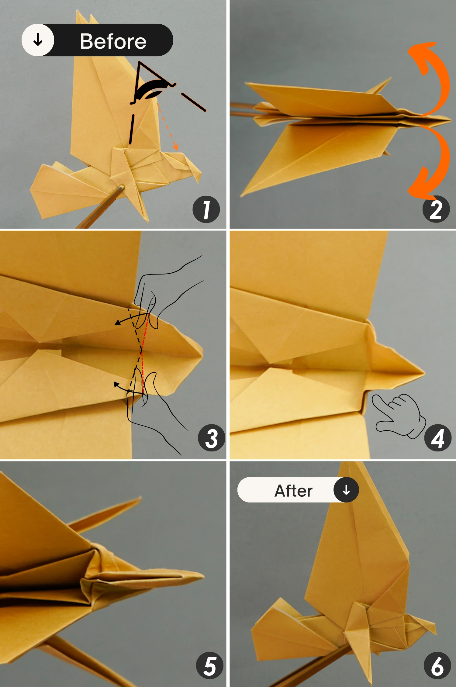 origami eagle | Origami Ok