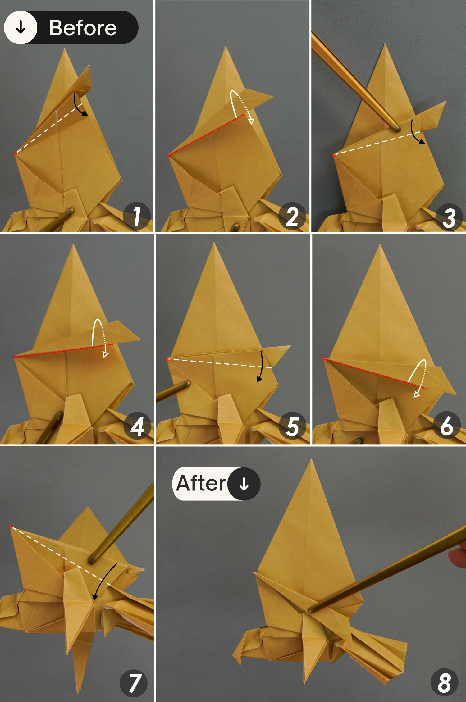 origami eagle | Origami Ok