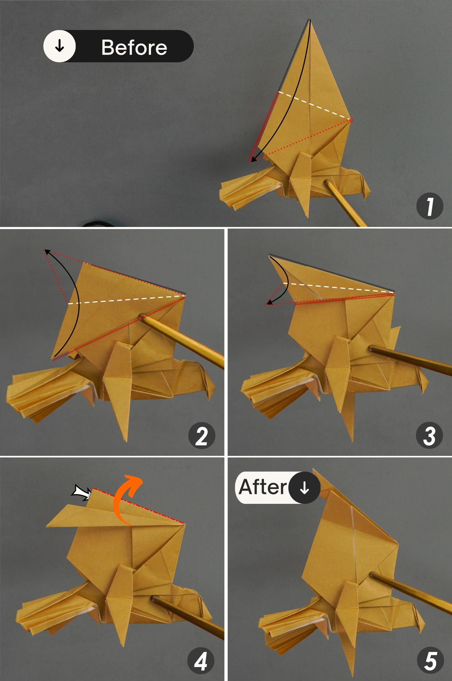 origami eagle | Origami Ok