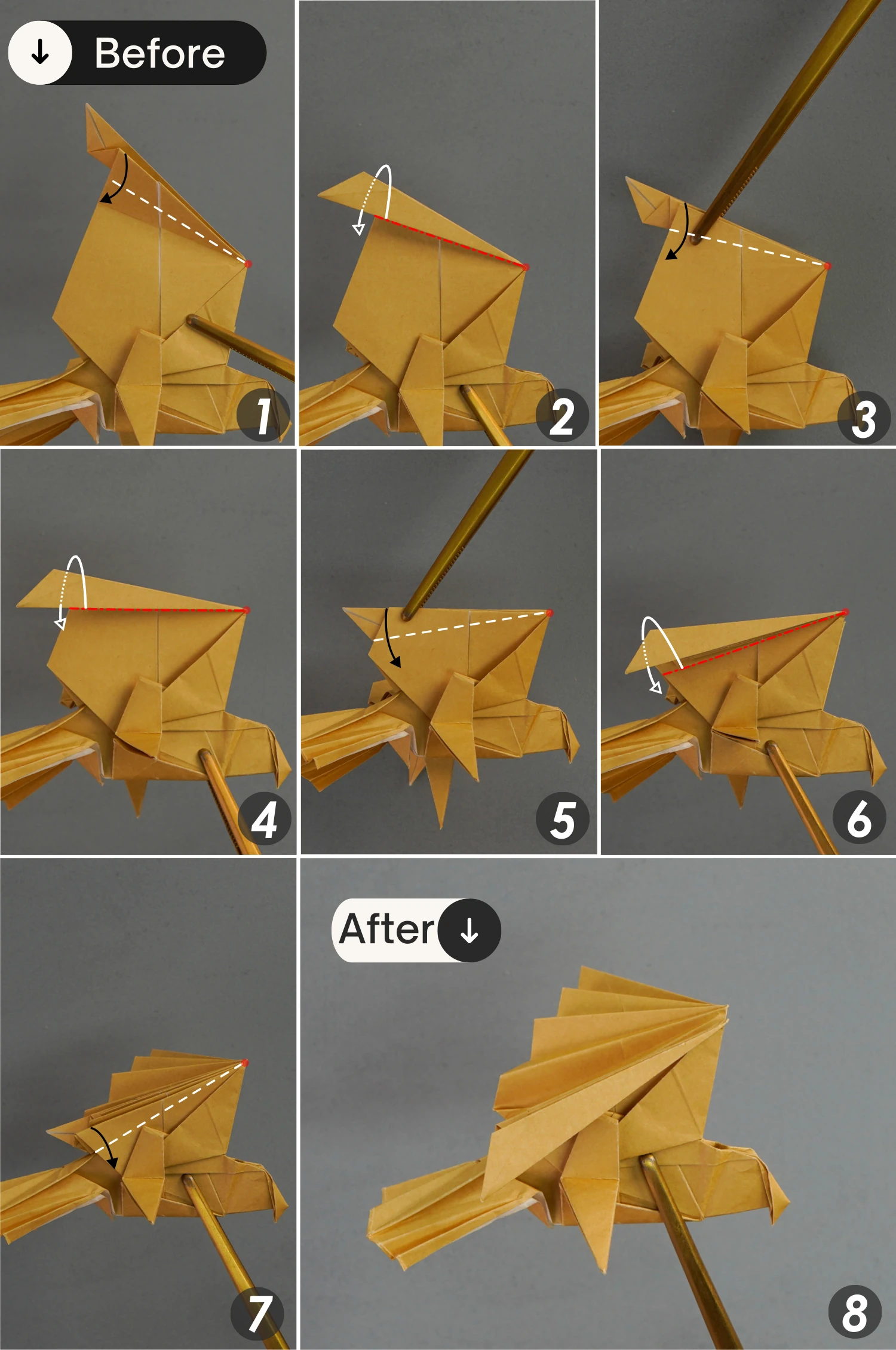 origami eagle | Origami Ok