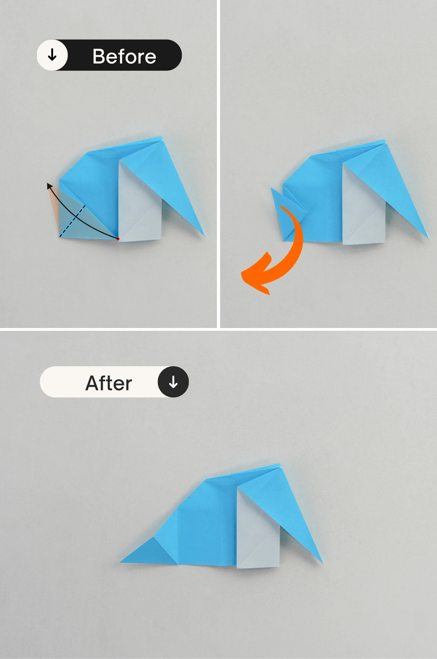 origami elephant | origamiok.com