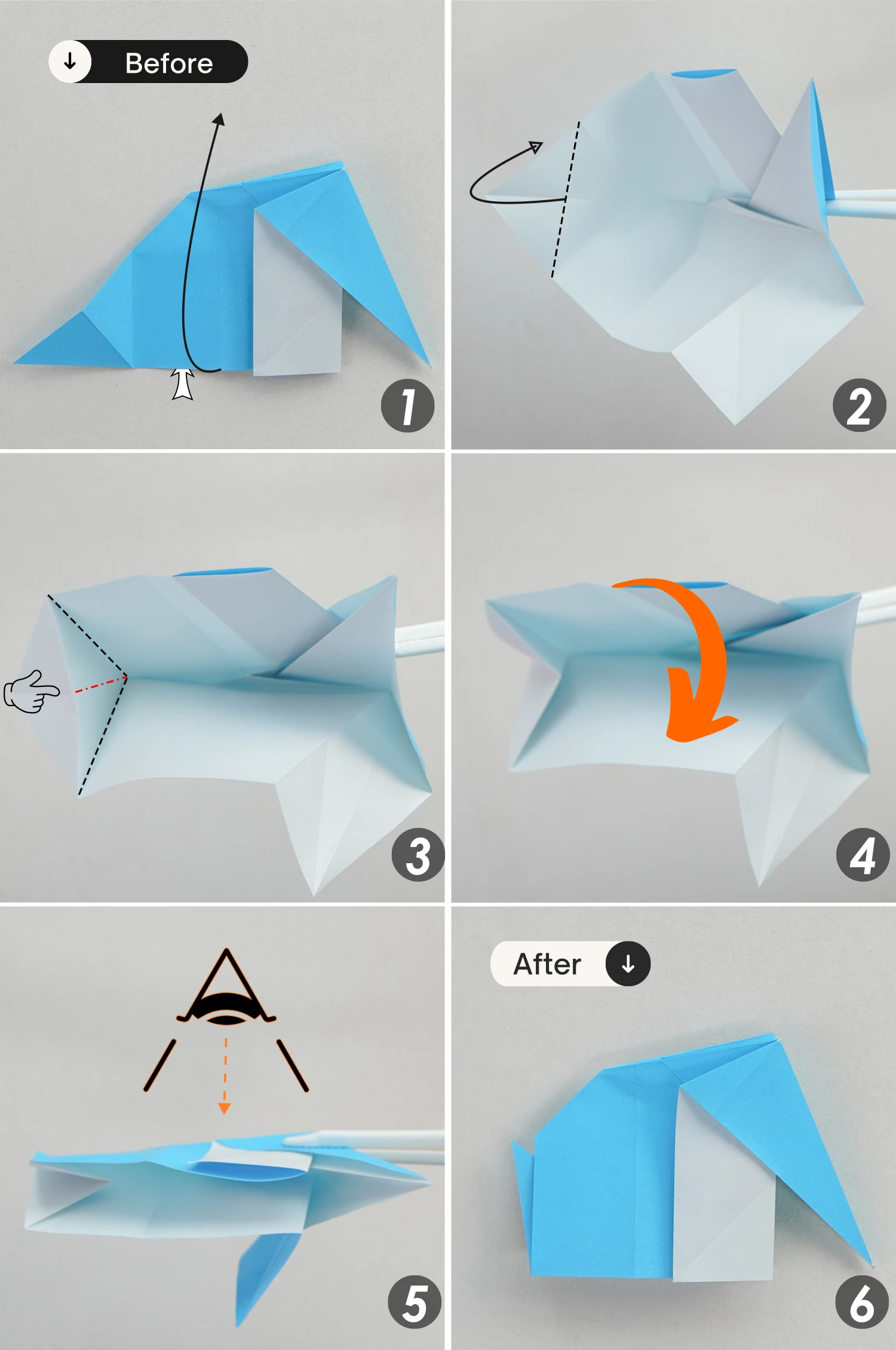 origami elephant | origamiok.com