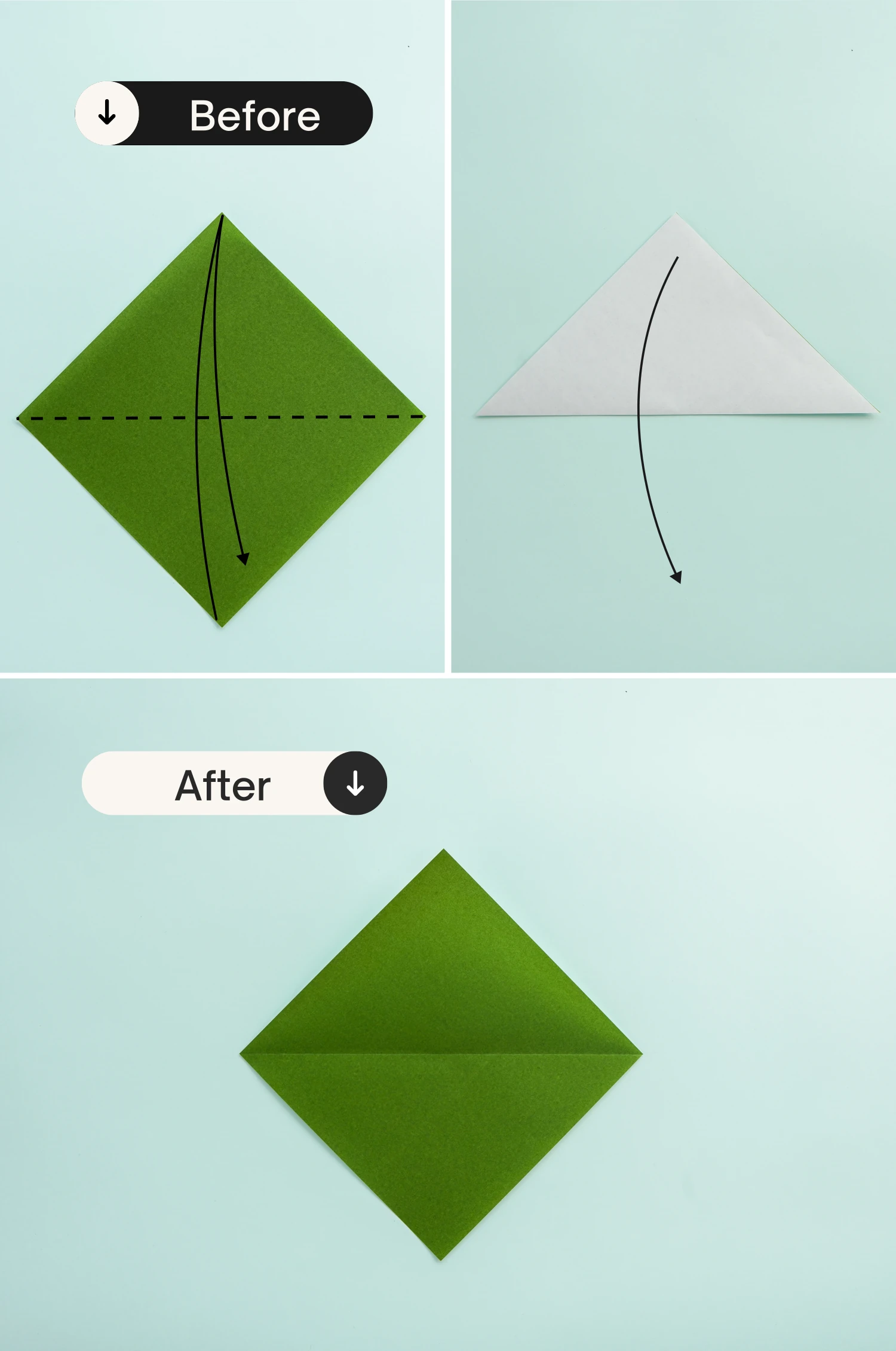 origami fan| origamiok.com