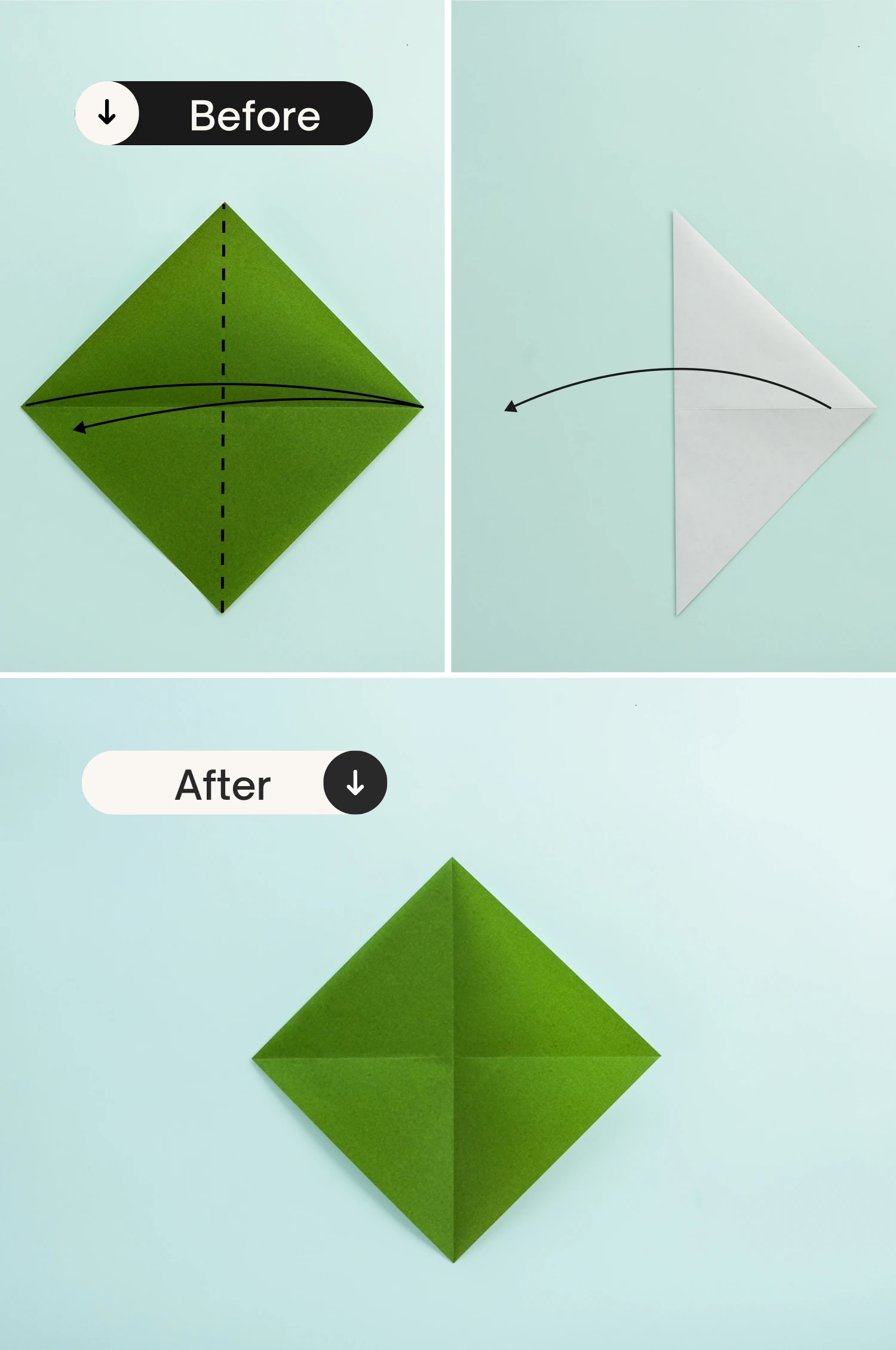 origami fan| origamiok.com