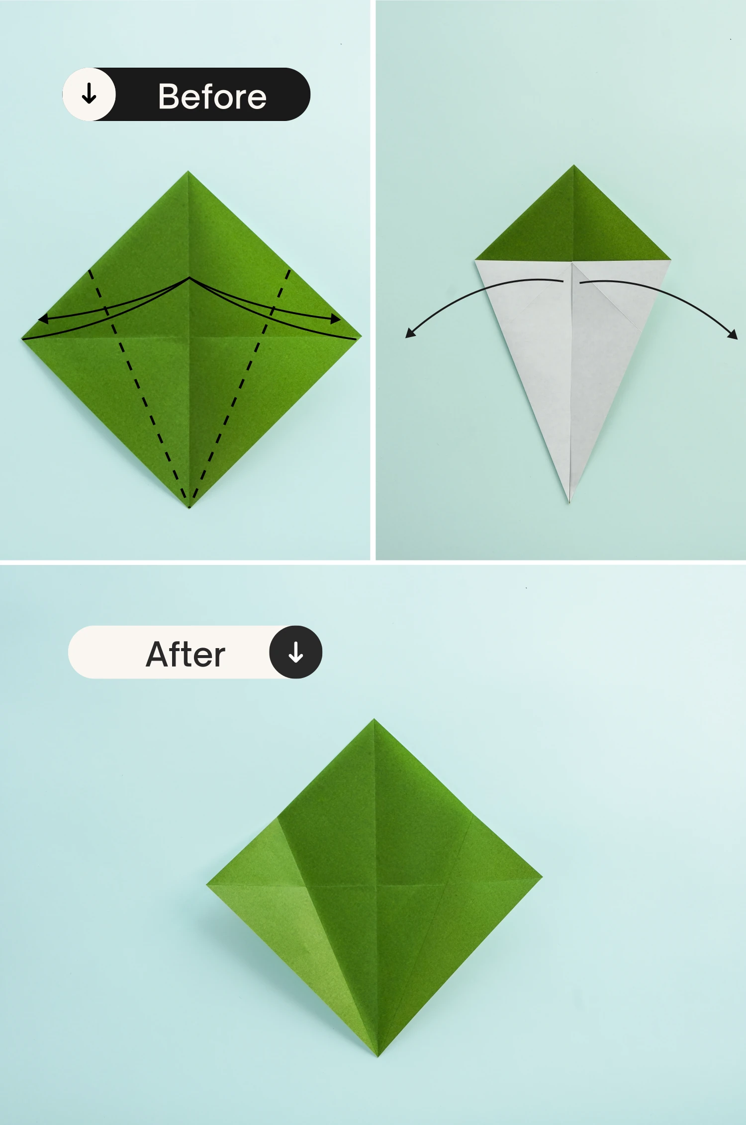 origami fan| origamiok.com