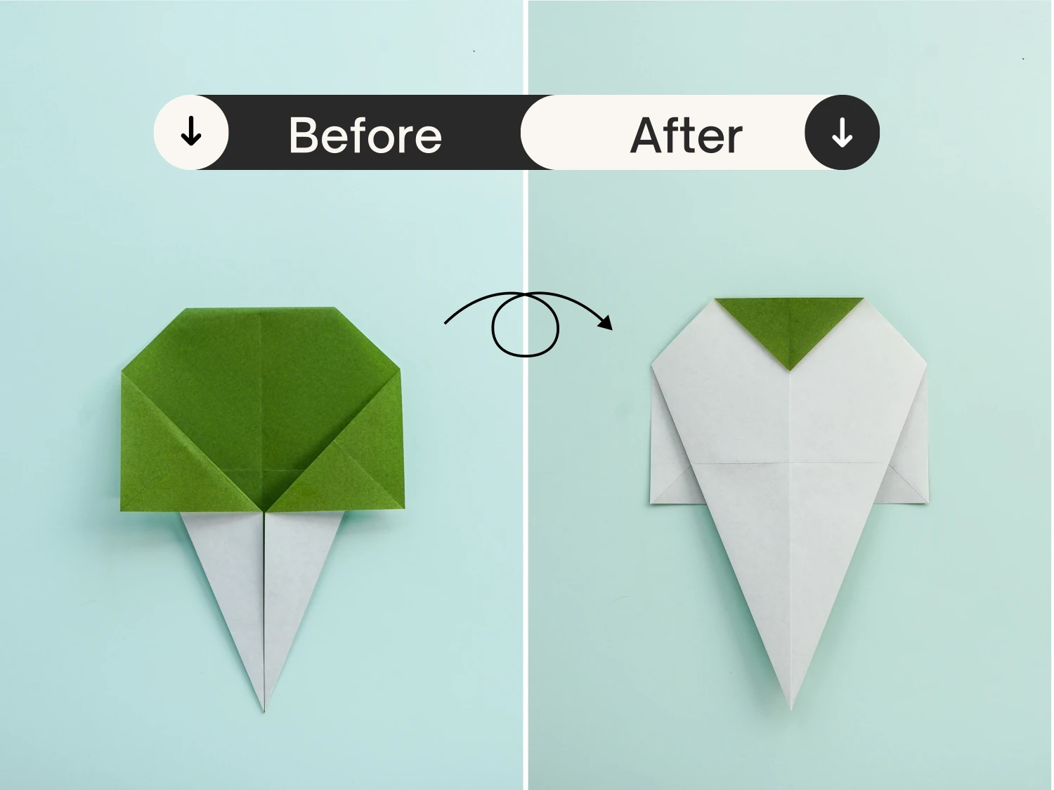 origami fan| origamiok.com