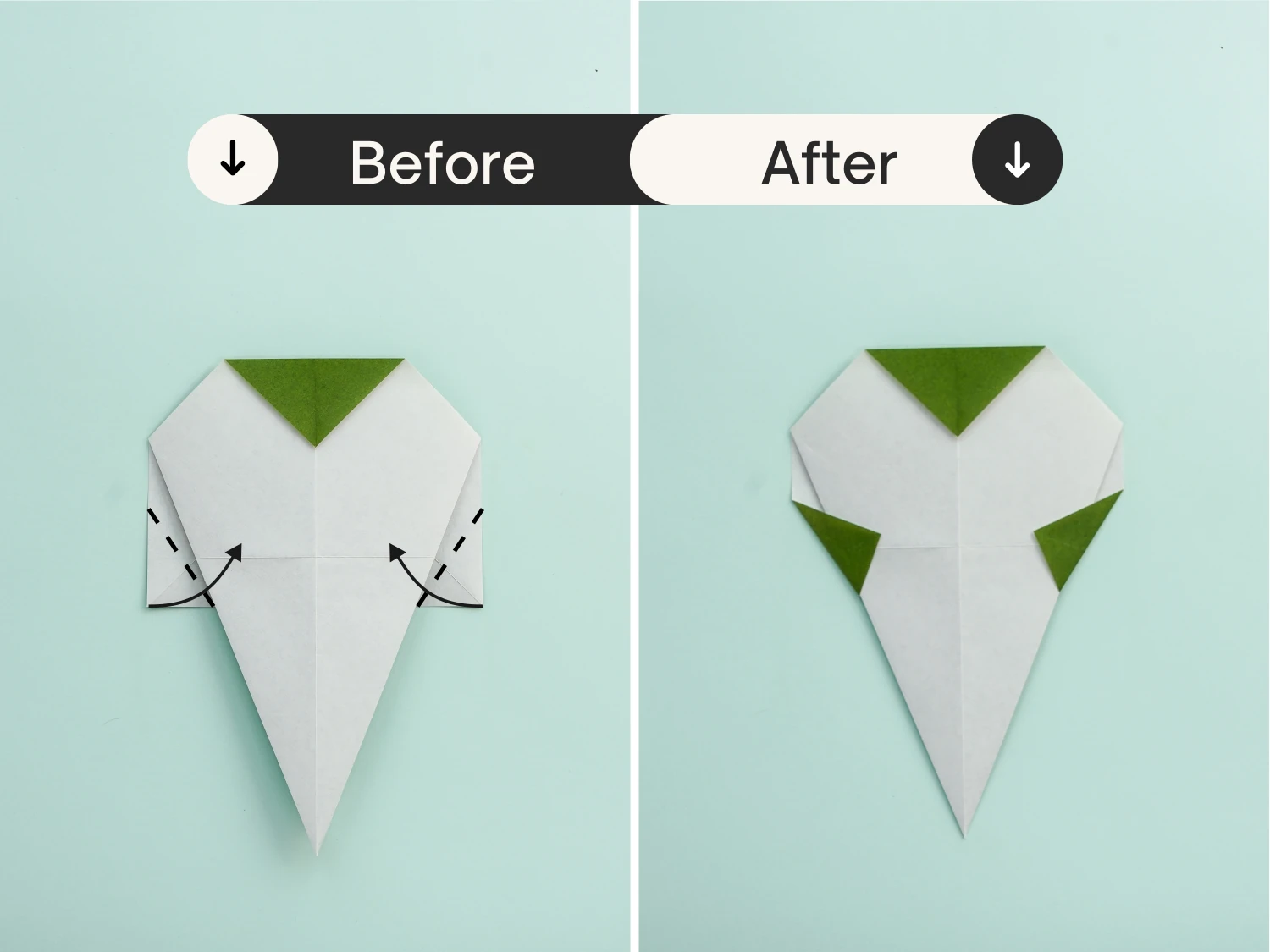 origami fan| origamiok.com