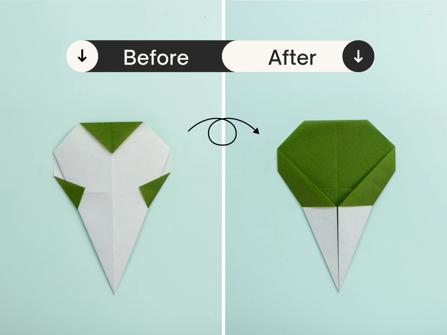 origami fan| origamiok.com