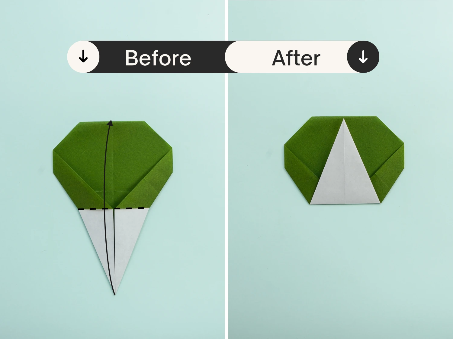 origami fan| origamiok.com