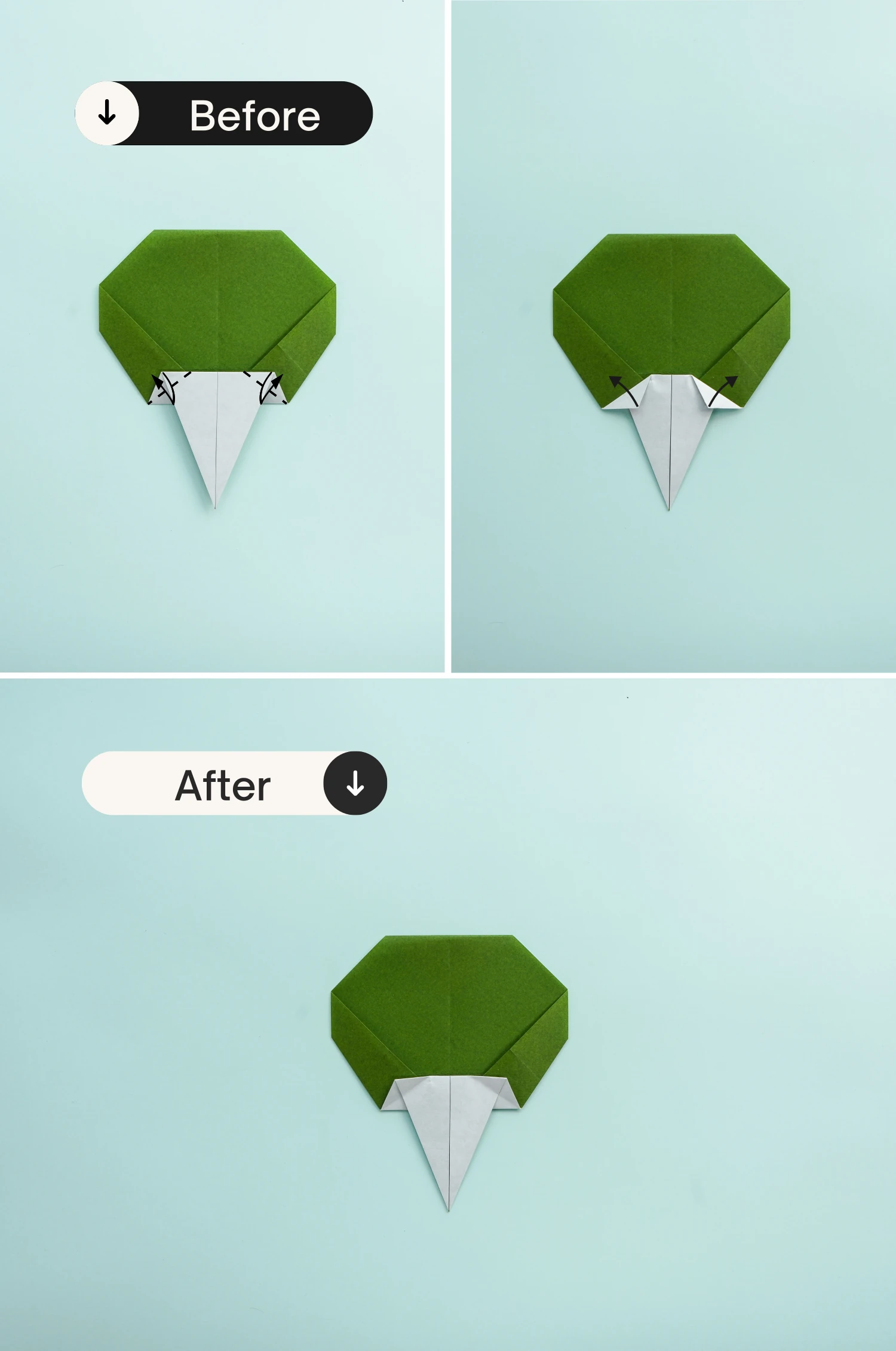 origami fan| origamiok.com