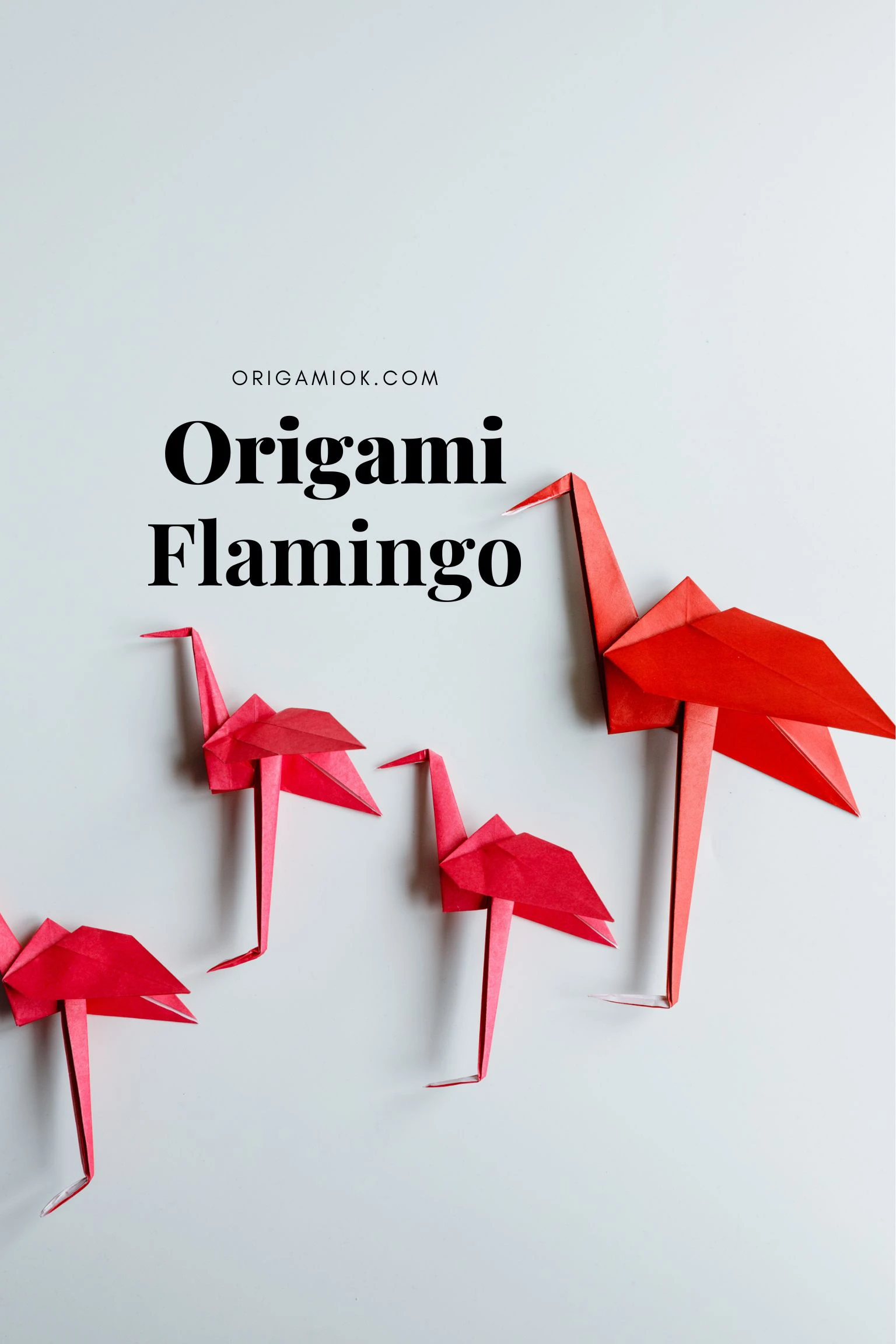 origami flamingo | origamiok