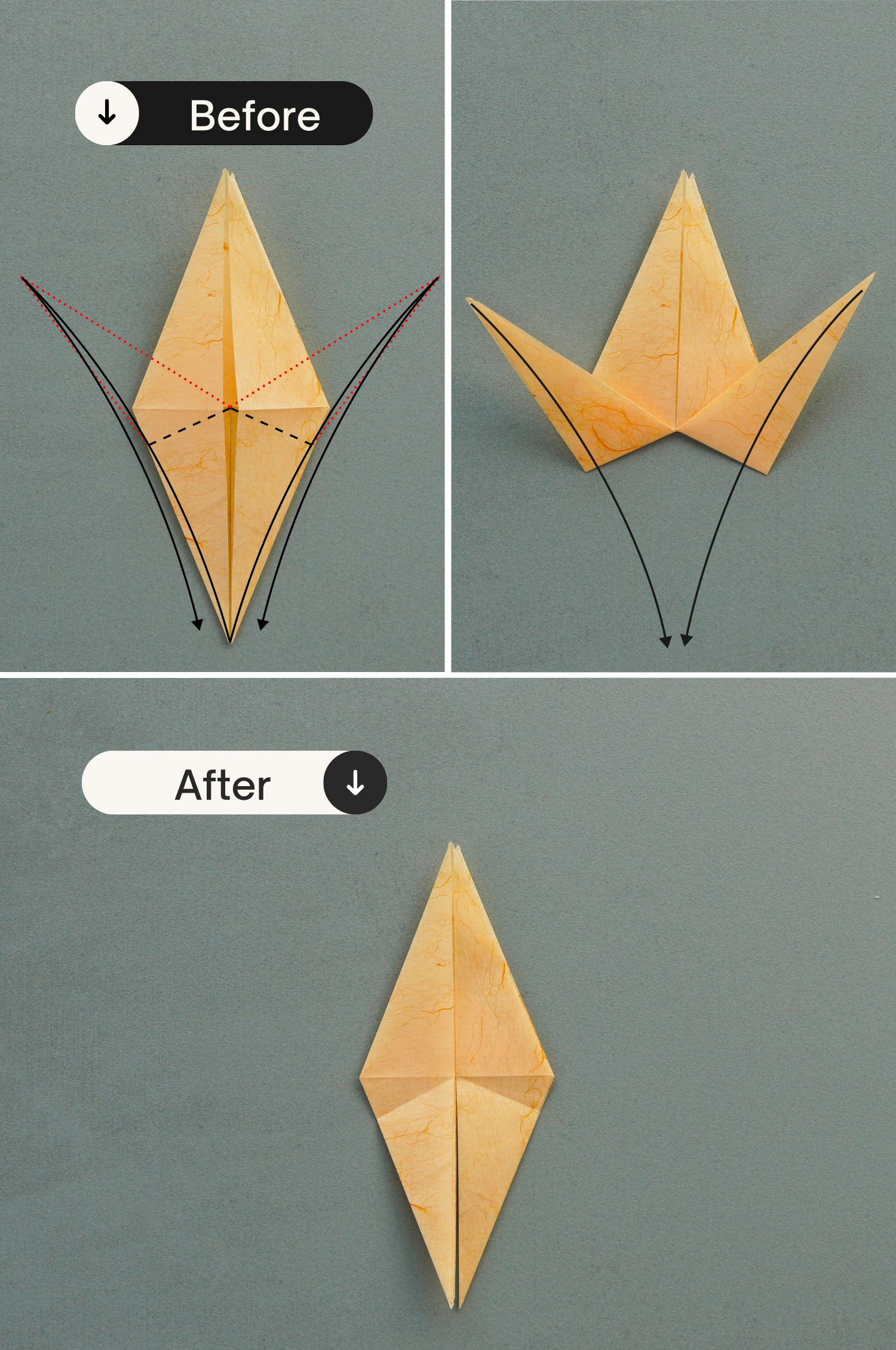 origami flapping bird | origamiok.com