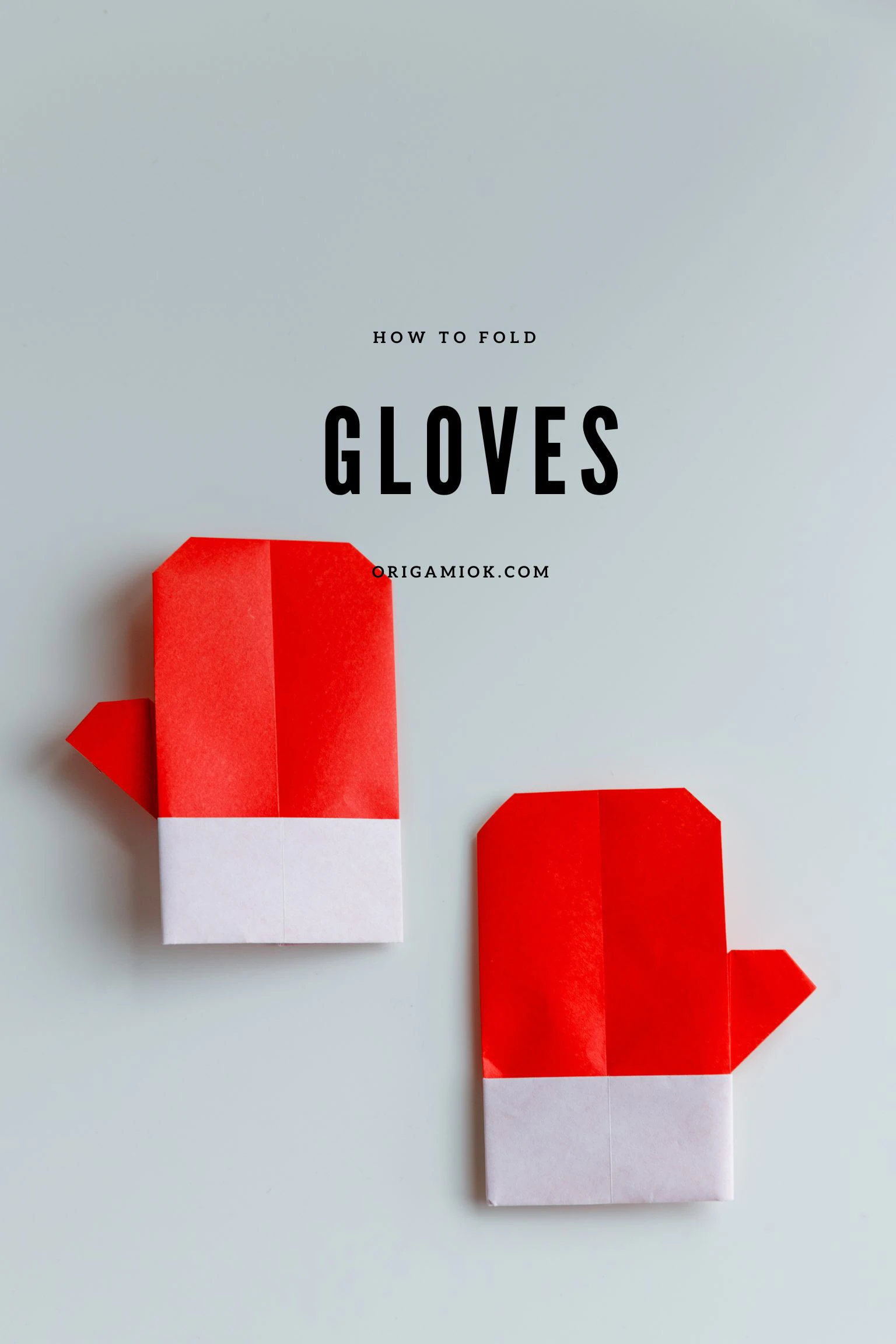 origami gloves | origamiok