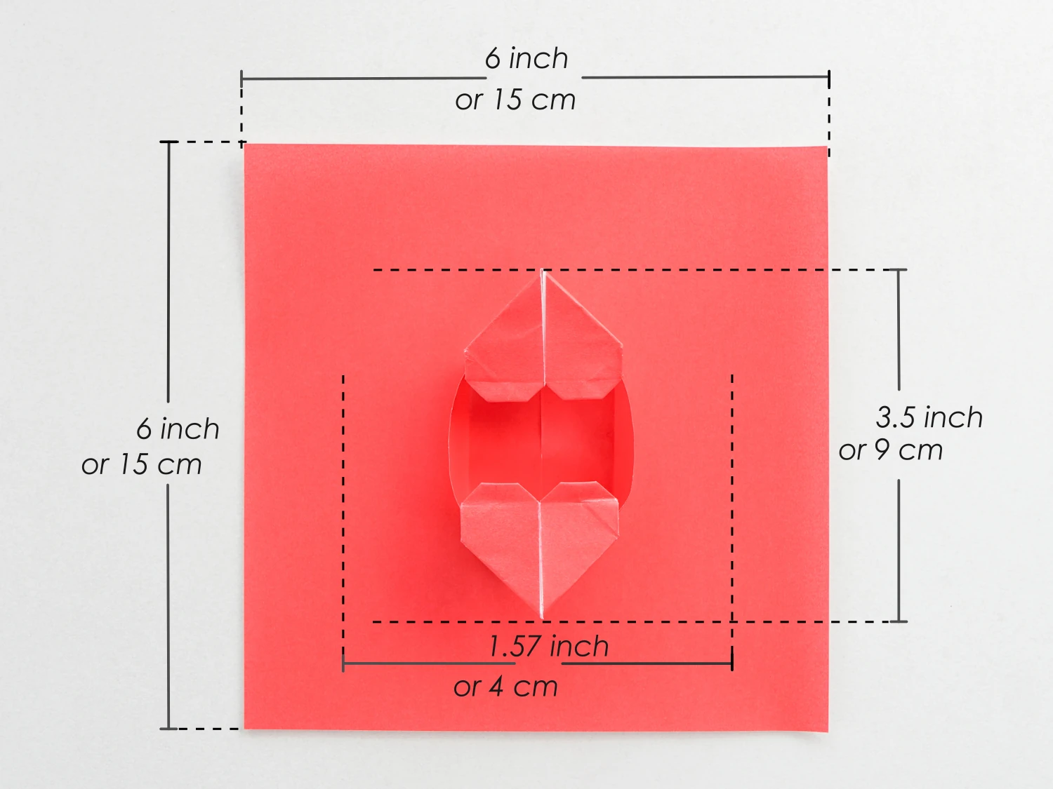 origami heart box | origamiok.com