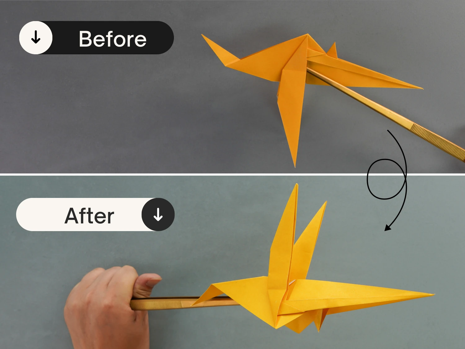 origami hummingbird| origamiok.com