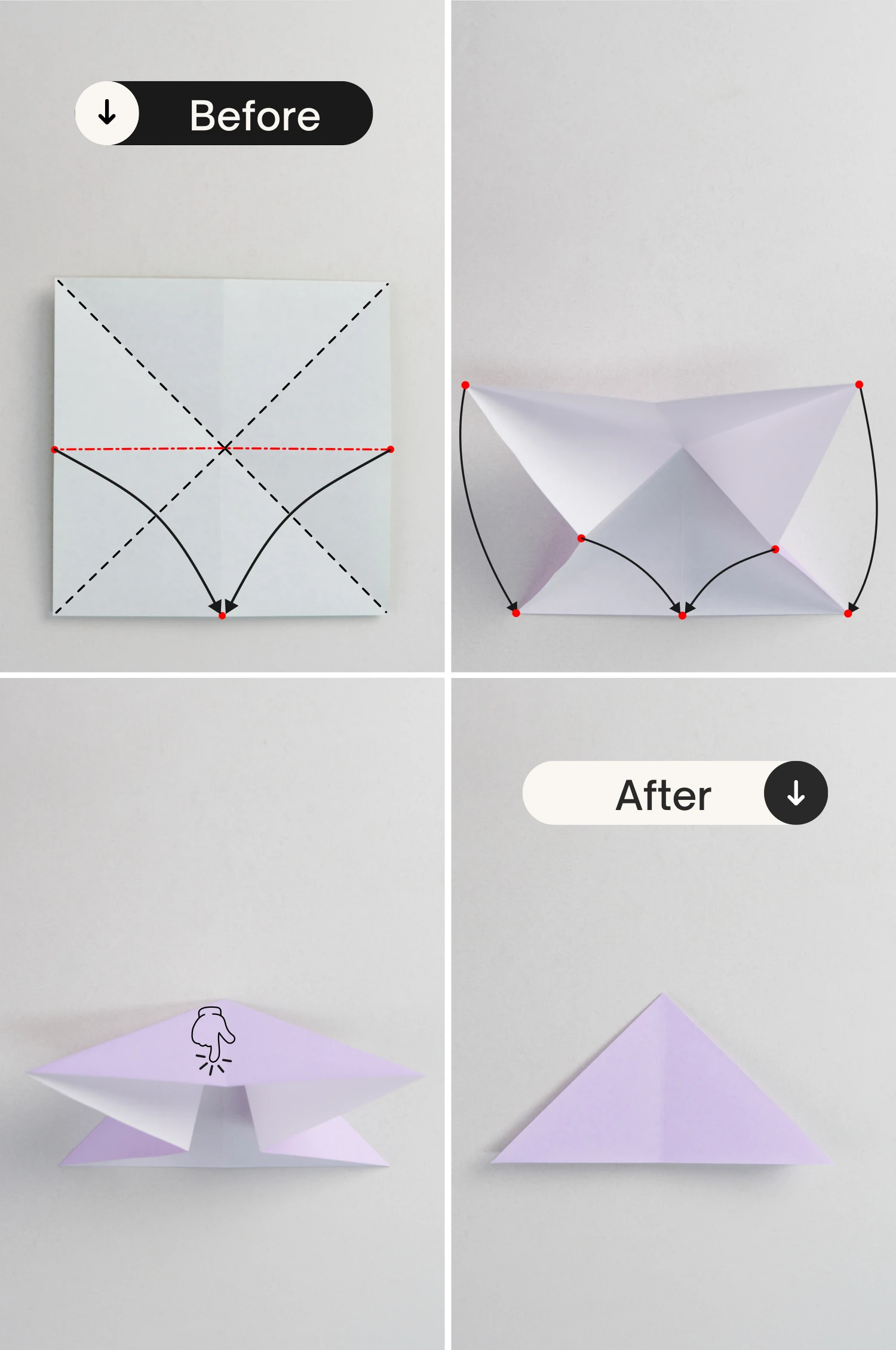 origami lily | origamiok.com