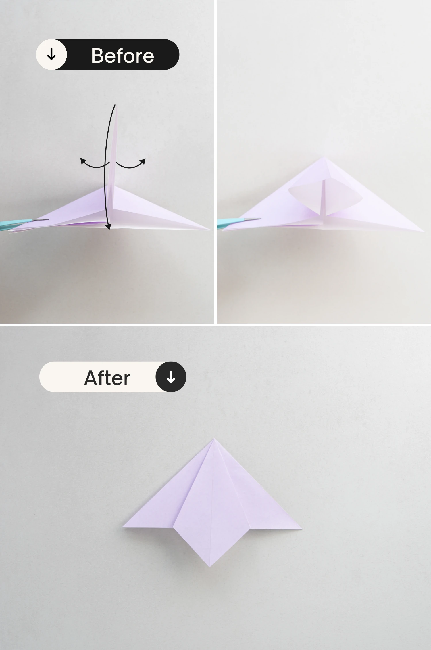 origami lily | origamiok.com