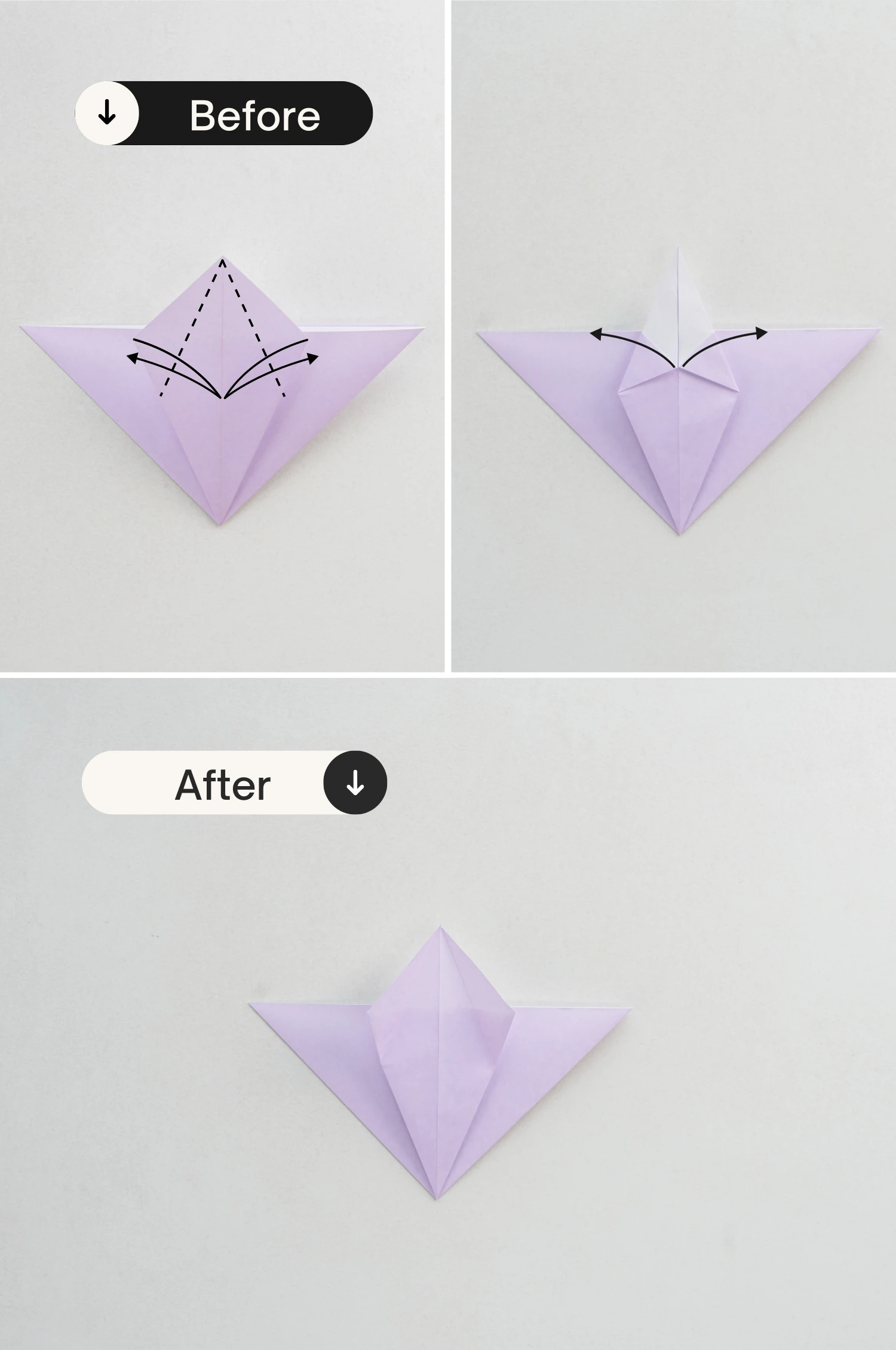 origami lily | origamiok.com