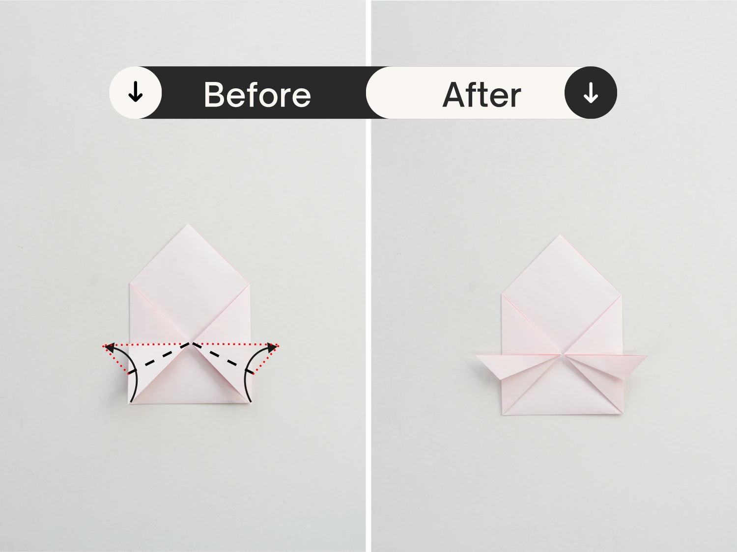 origami lips | origamiok.com