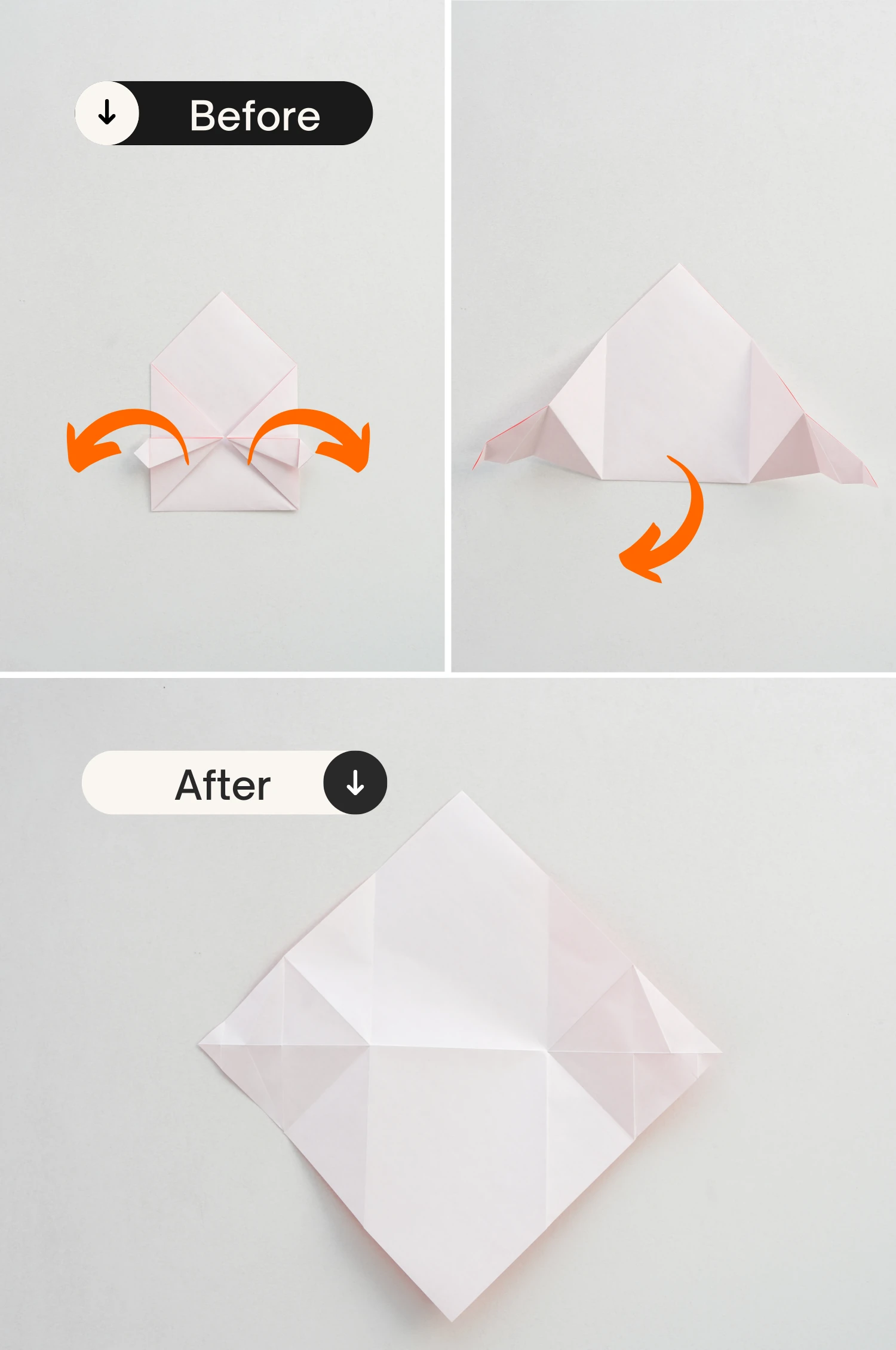 How to Fold Origami Lips - Kissing Lips - OrigamiOK